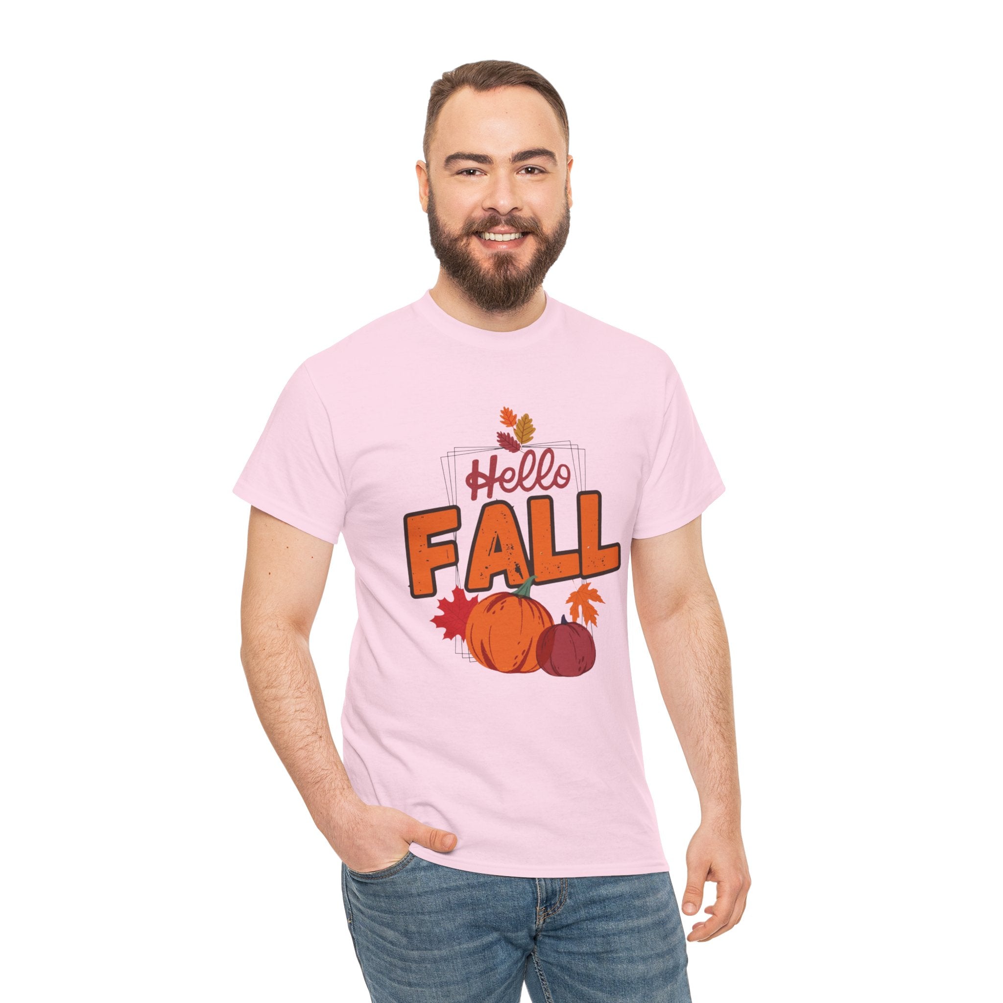 Hello Fall Pumpkin T-Shirt Unisex