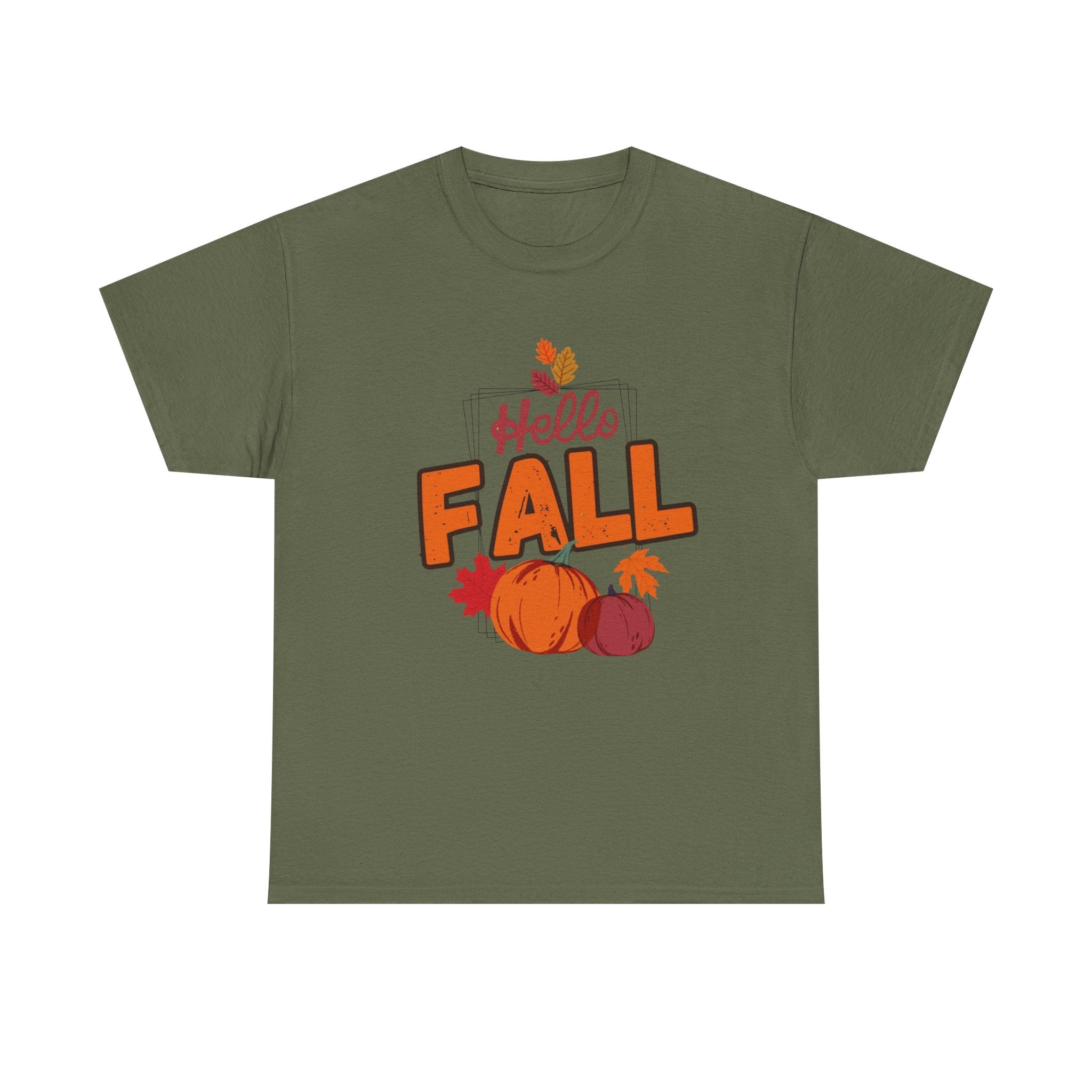 Hello Fall Pumpkin T-Shirt Unisex