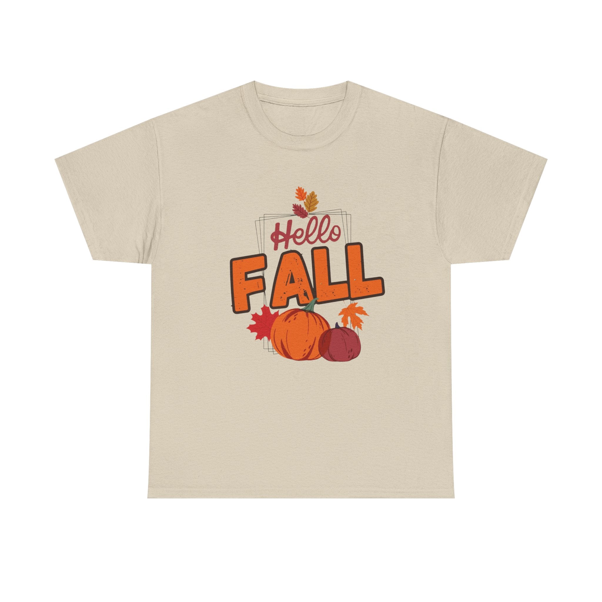 Hello Fall Pumpkin T-Shirt Unisex