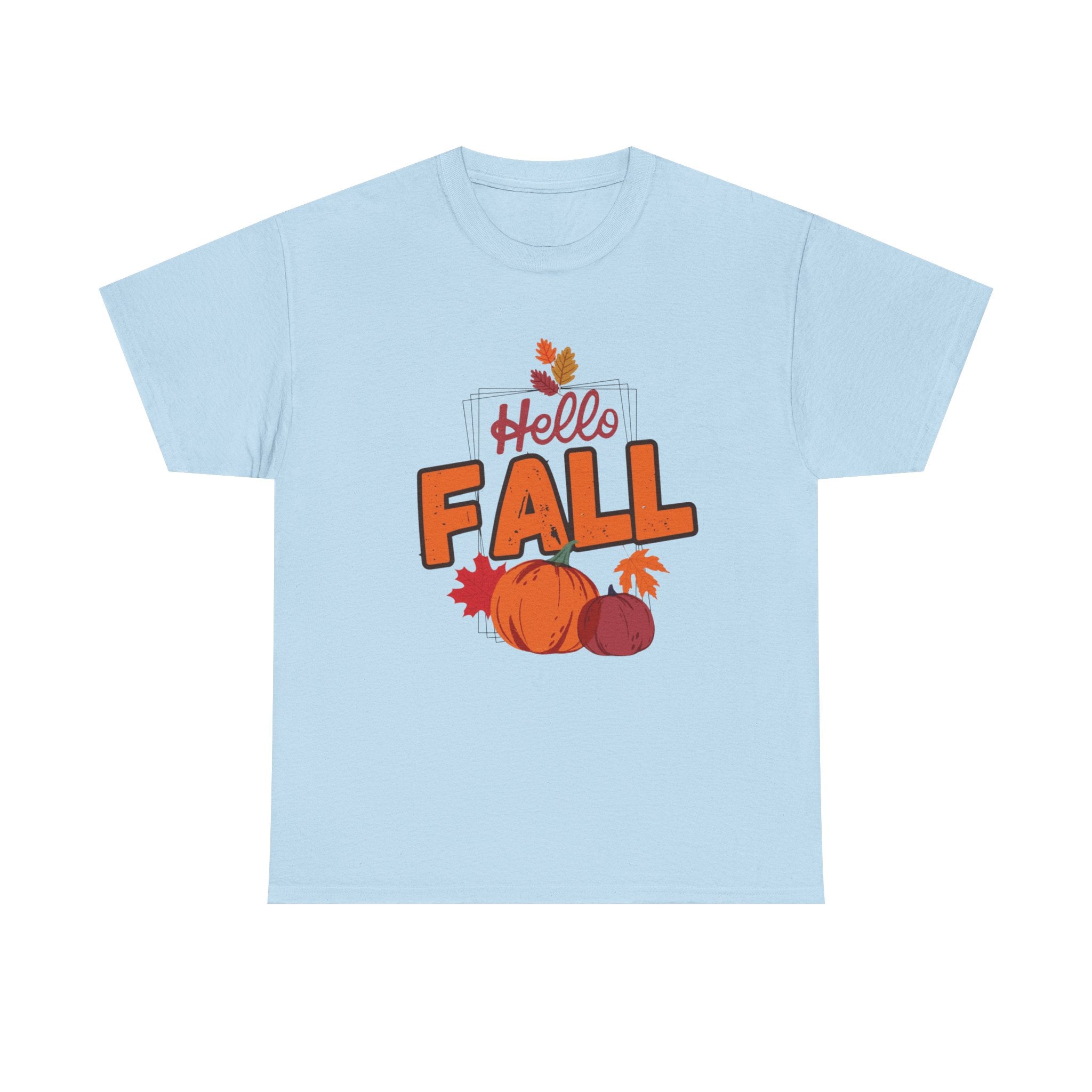 Hello Fall Pumpkin T-Shirt Unisex