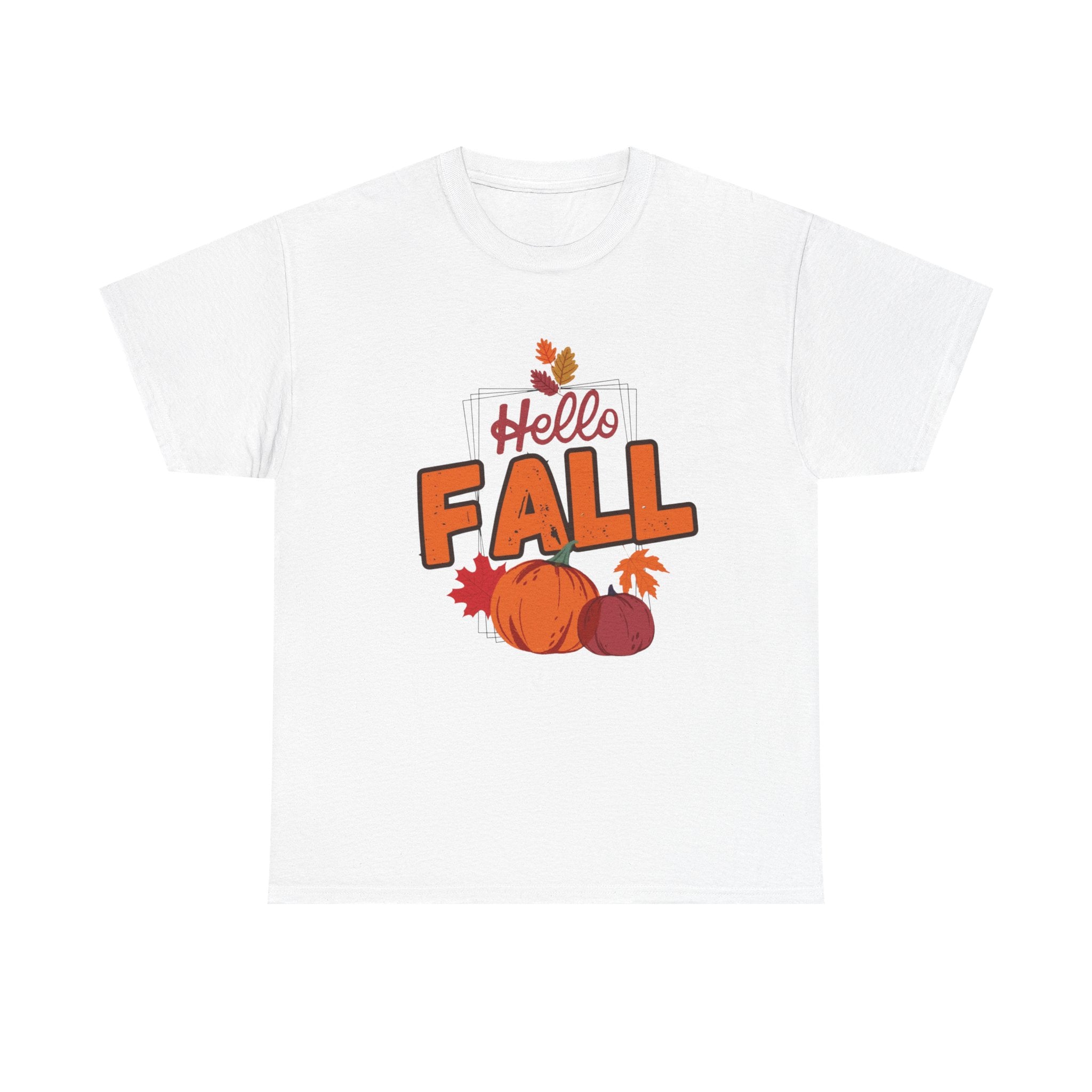 Hello Fall Pumpkin T-Shirt Unisex