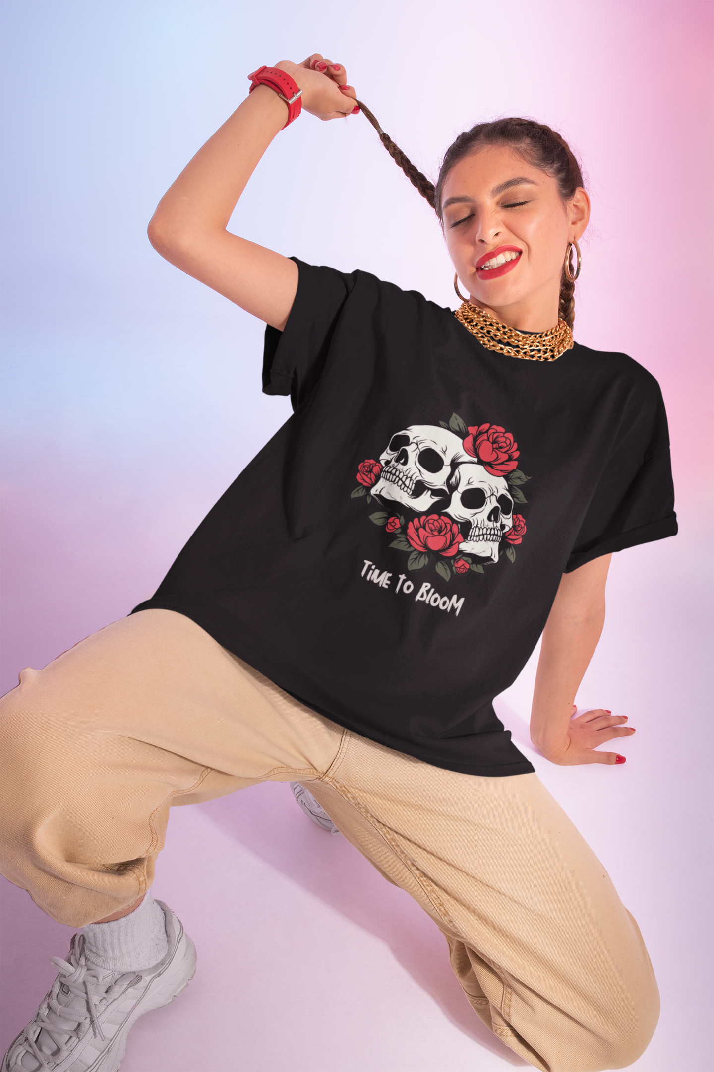 Skull and Roses Unisex T-Shirt