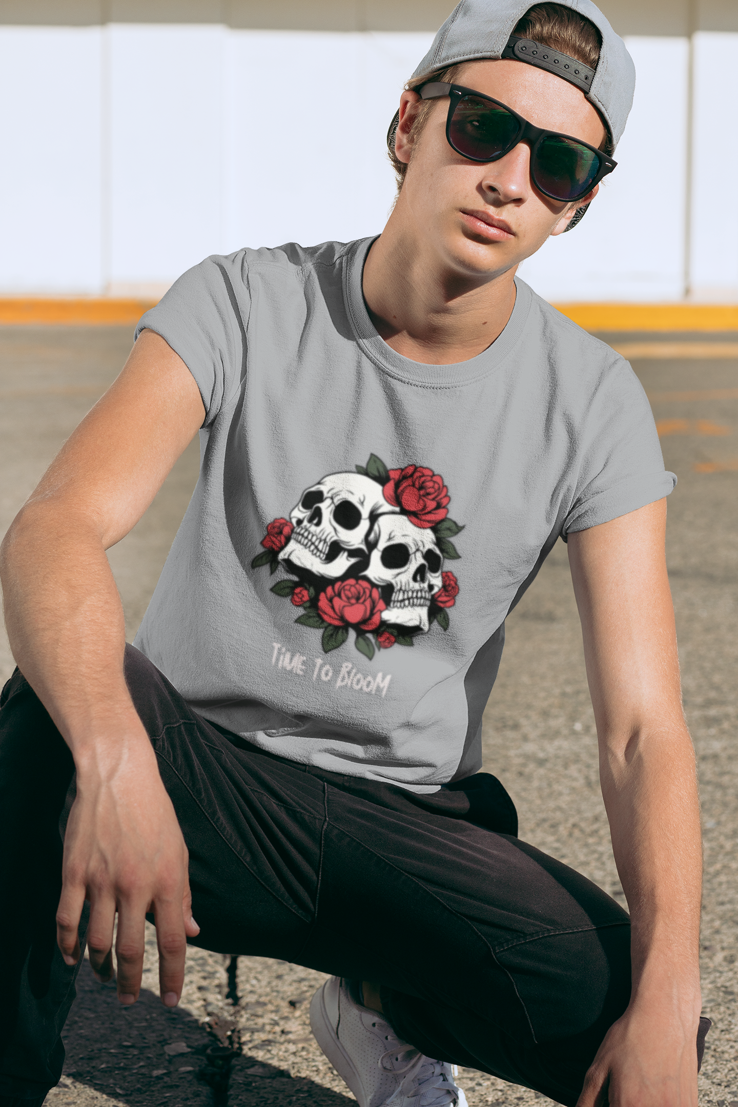 Skull and Roses Unisex T-Shirt