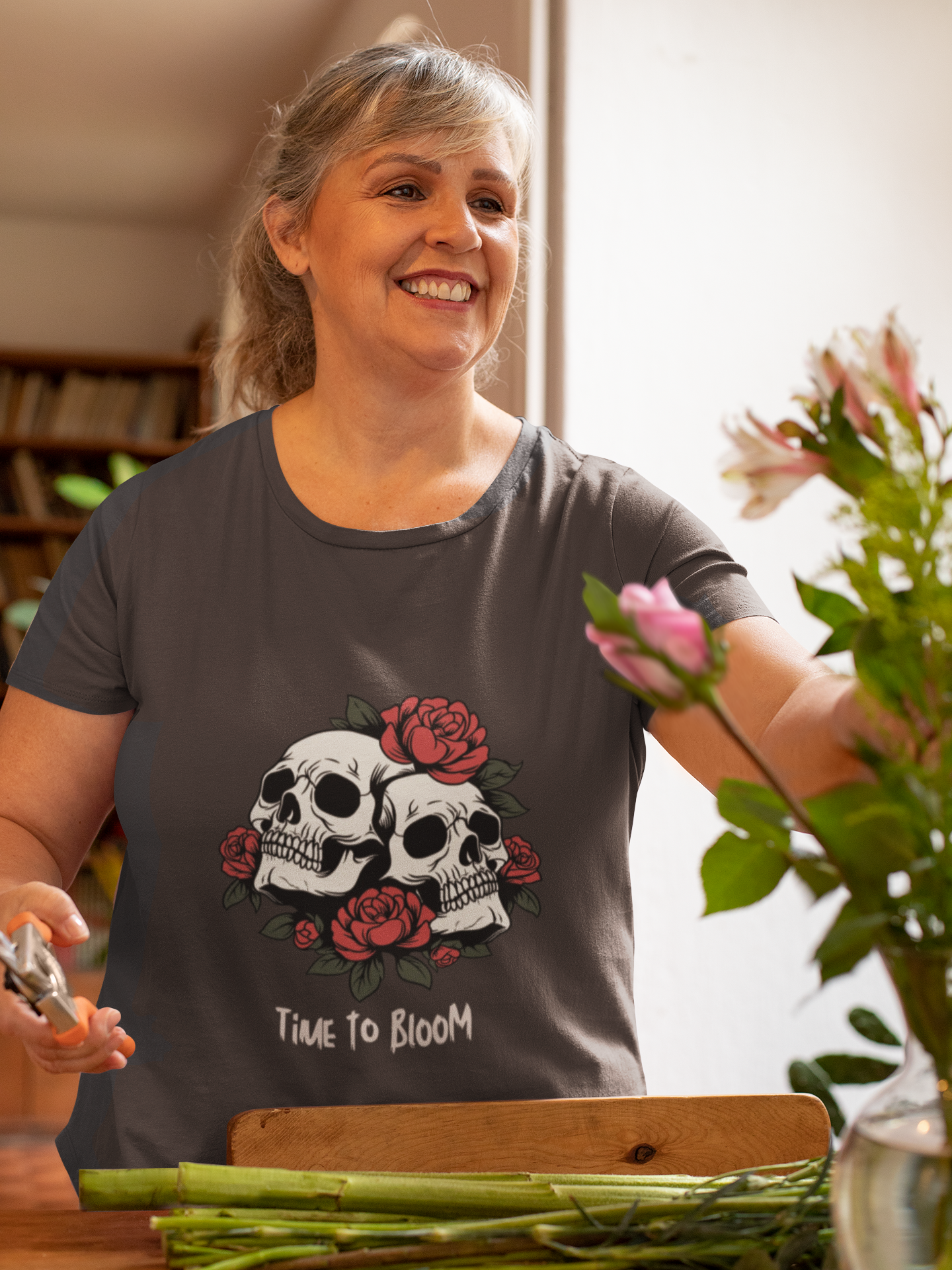 Skull and Roses Unisex T-Shirt
