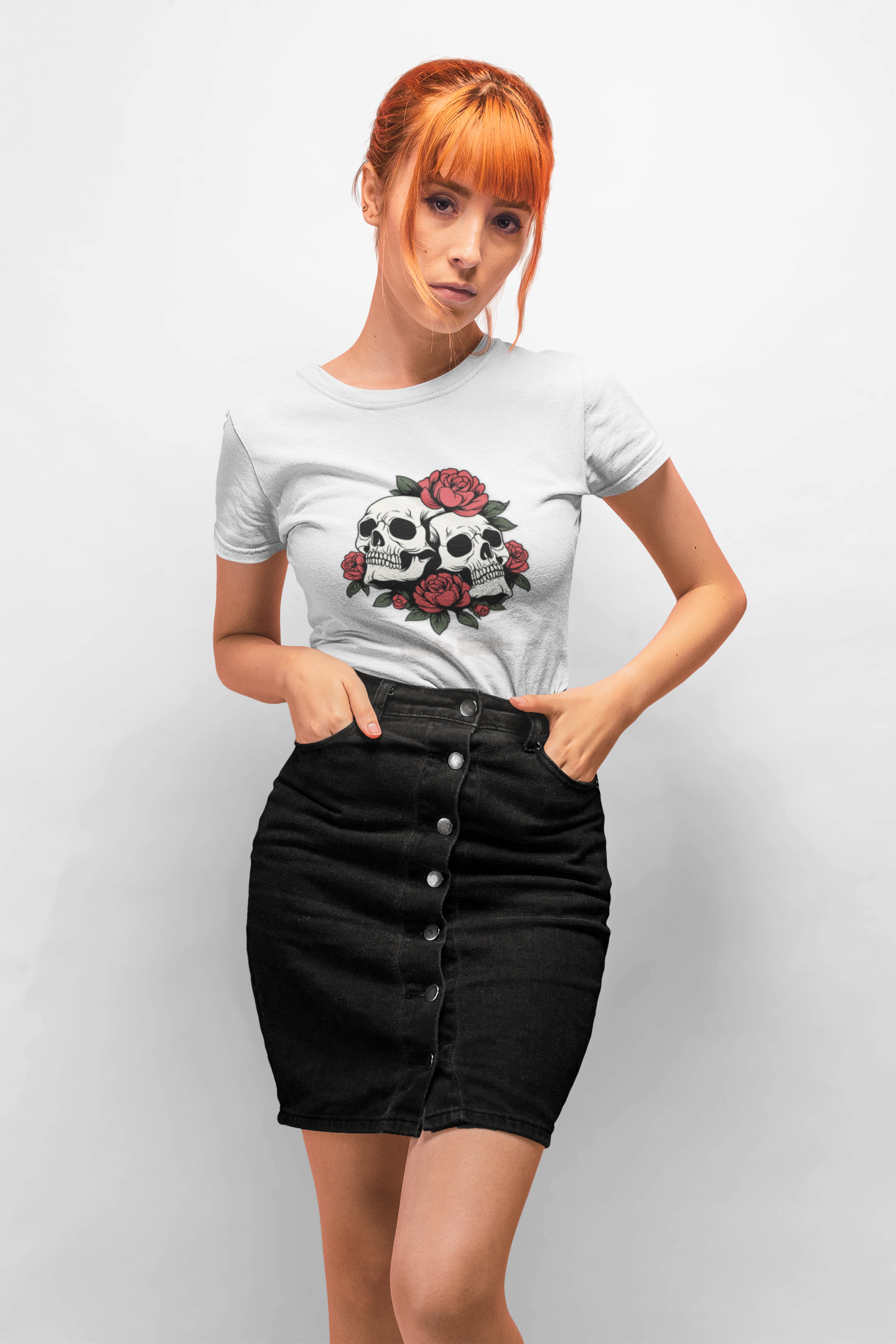 Skull and Roses Unisex T-Shirt