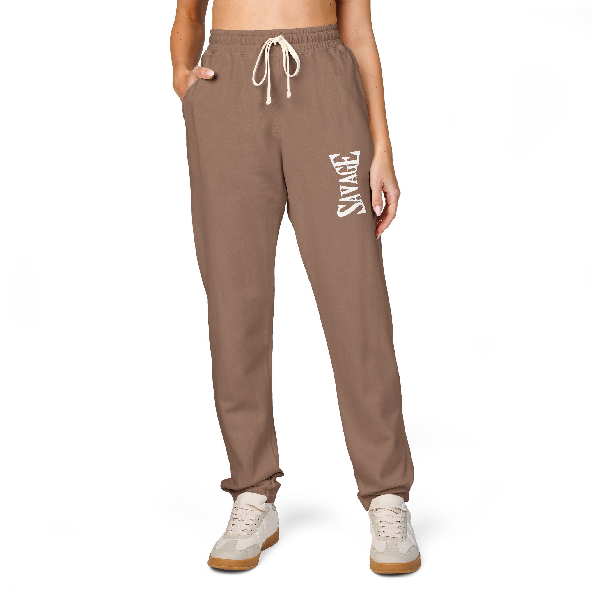 Casual Fleece Sweatpants with Modern Design Unisex