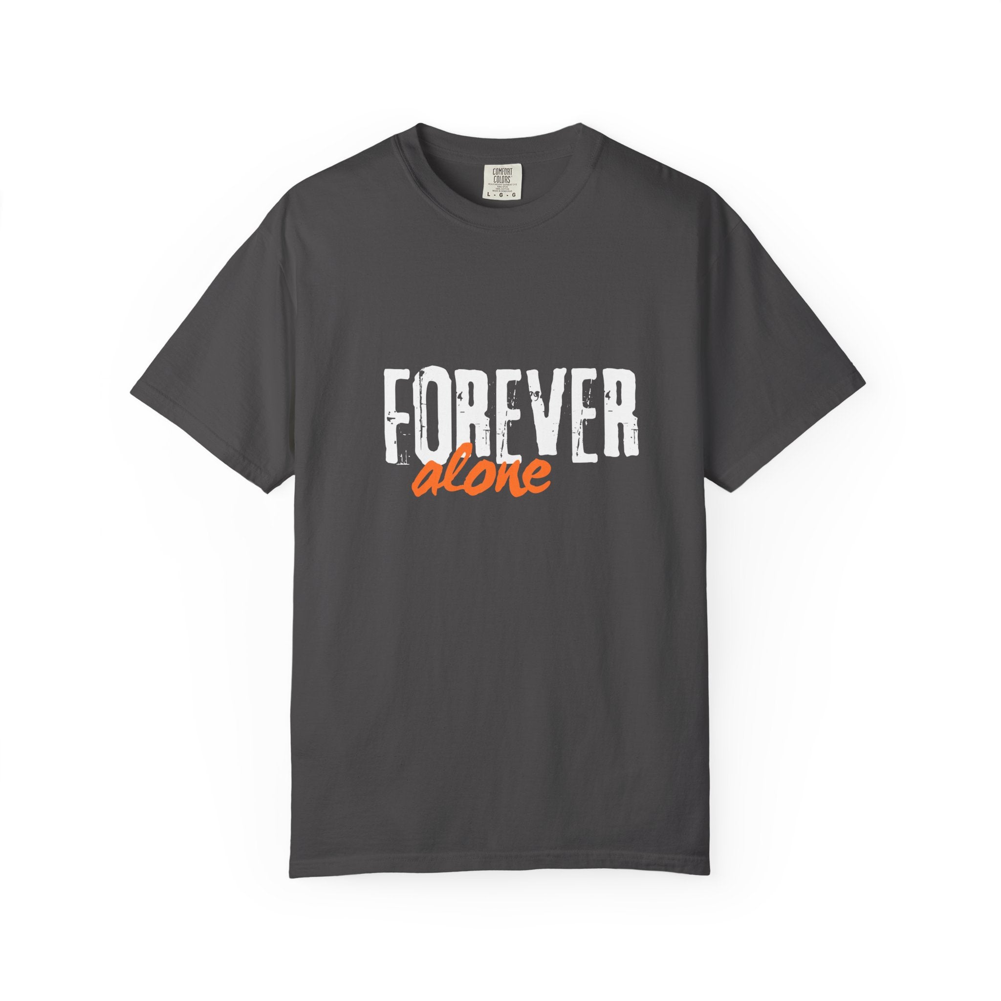 Forever Alone Cool Monkey Graphic Tee | Funny Front & Back Print Shirt