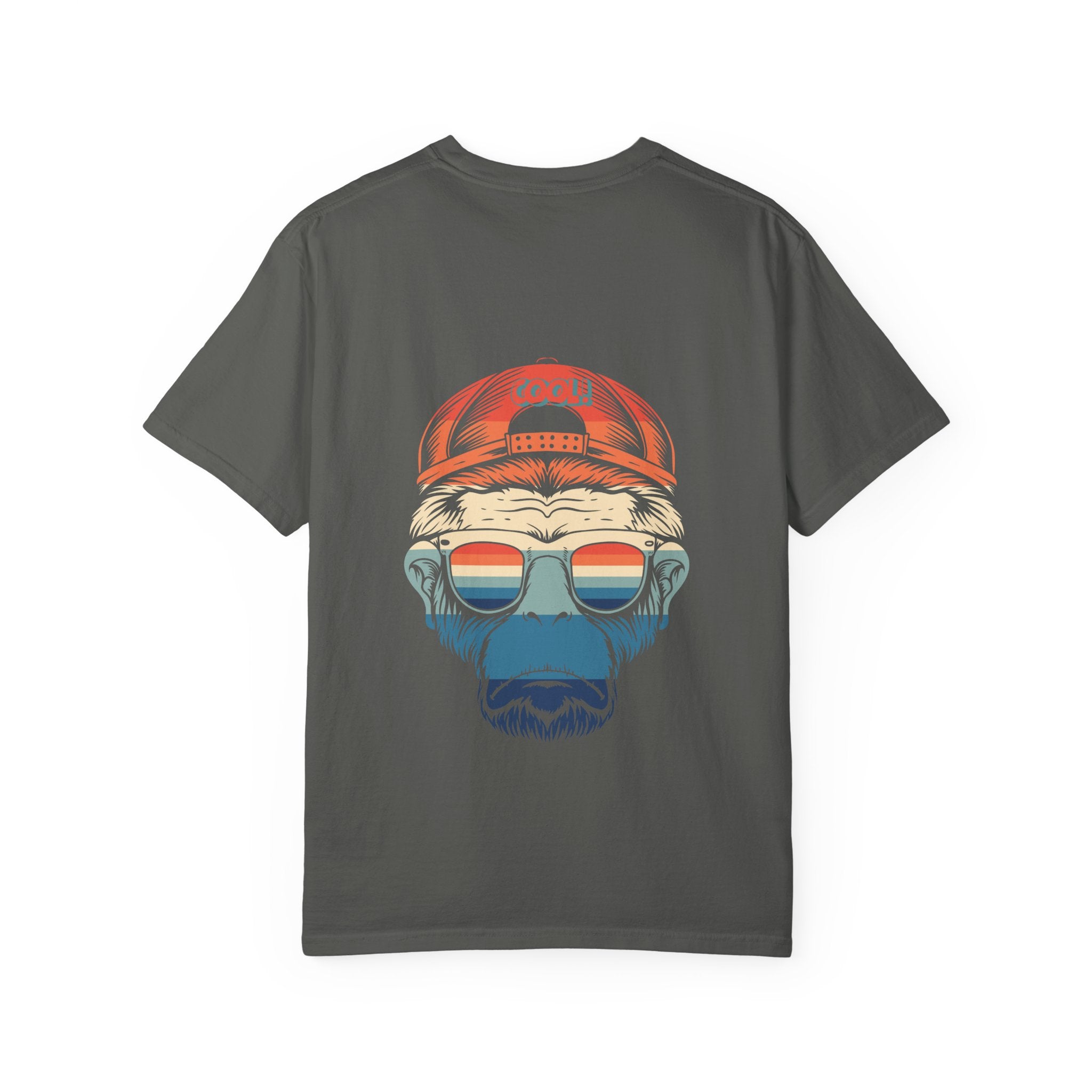 Forever Alone Cool Monkey Graphic Tee | Funny Front & Back Print Shirt