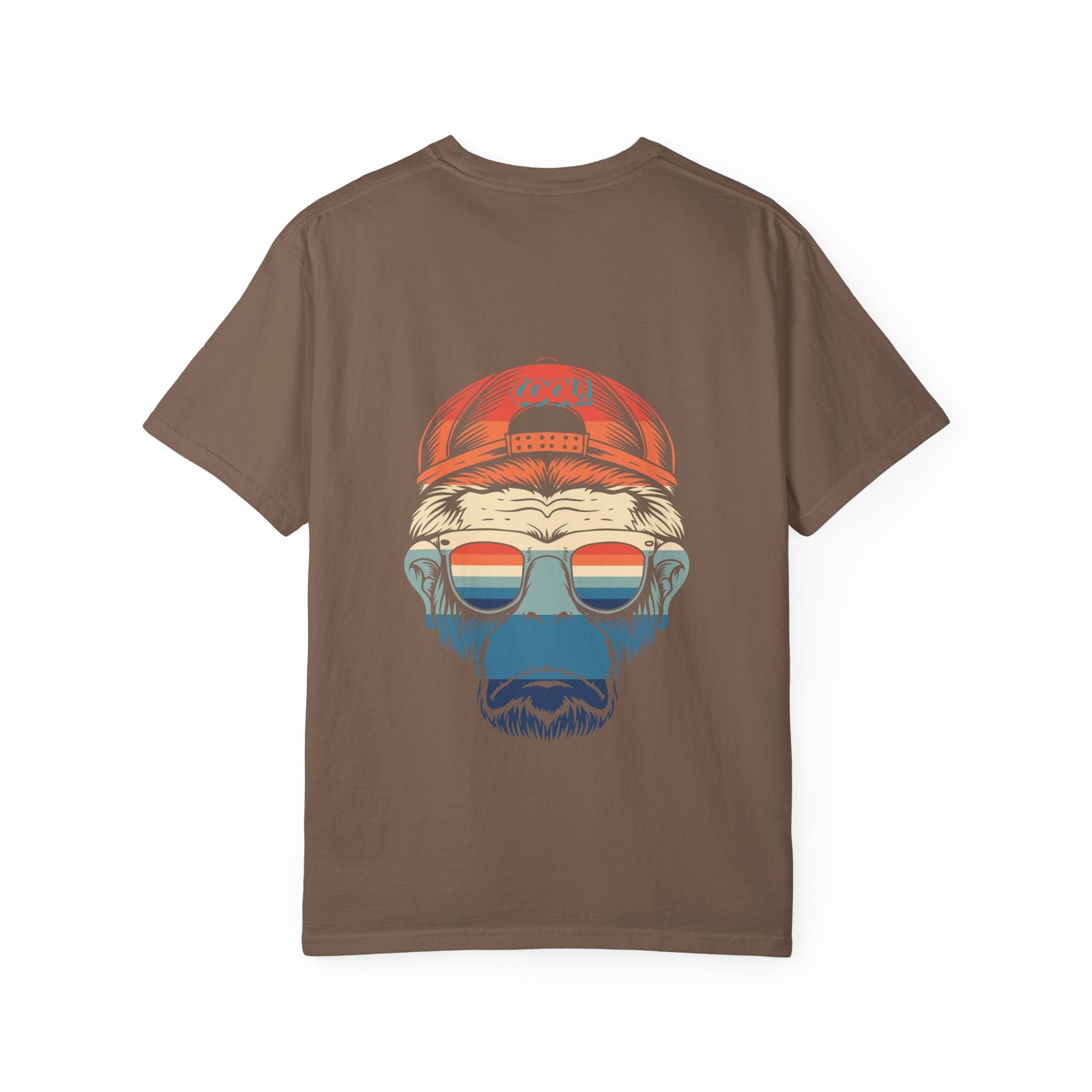Forever Alone Cool Monkey Graphic Tee | Funny Front & Back Print Shirt