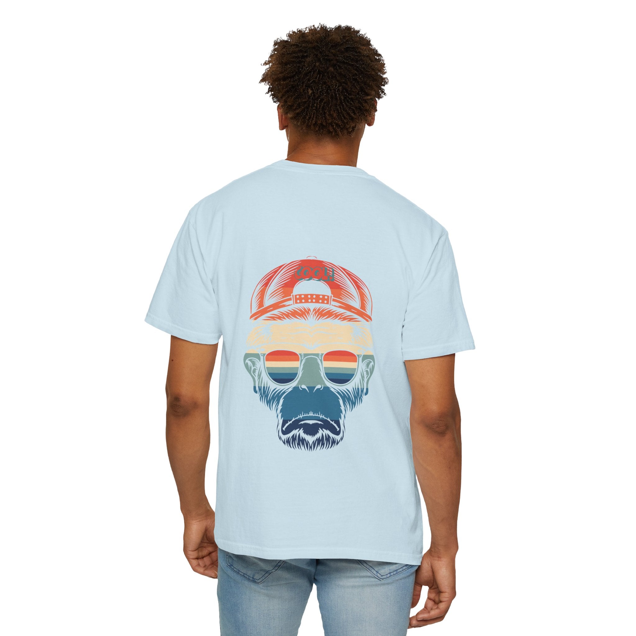 Forever Alone Cool Monkey Graphic Tee | Funny Front & Back Print Shirt