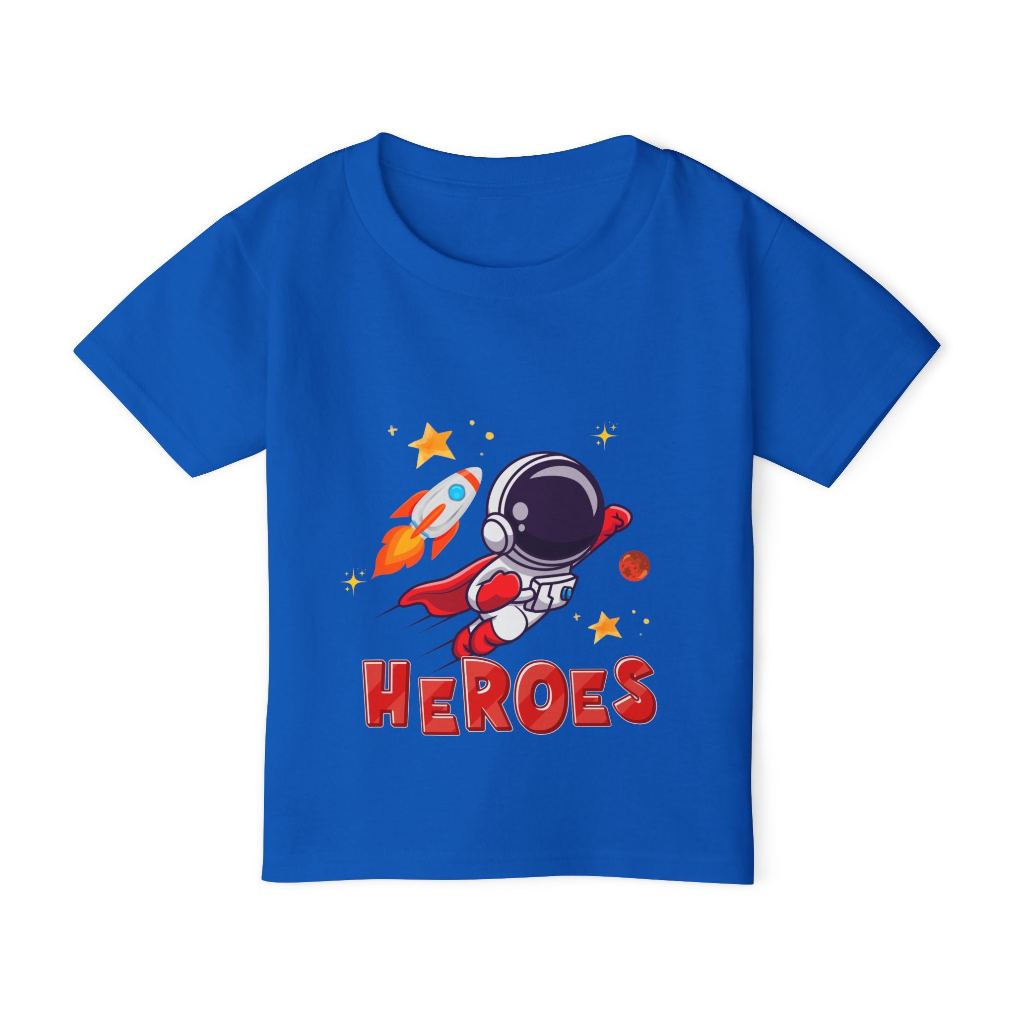 Little Space Heroes Astronaut Kids T-Shirt – Cosmic Adventure Tee for Boys & Girls