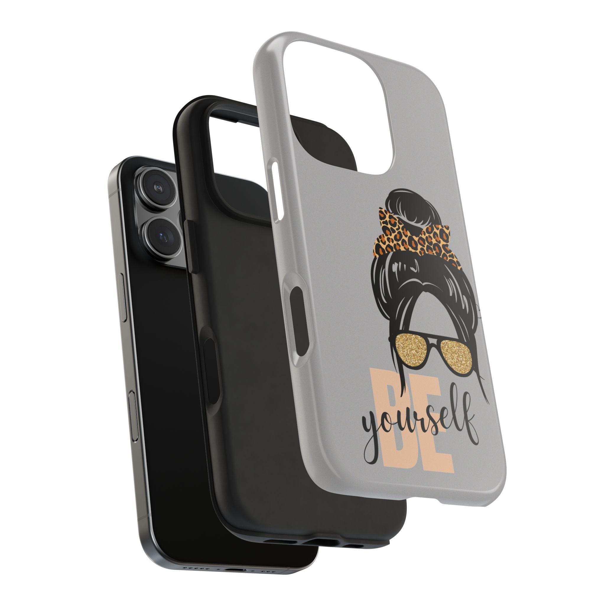 Be Yourself iPhone Case – Motivational Quote Tough Phone Cover
