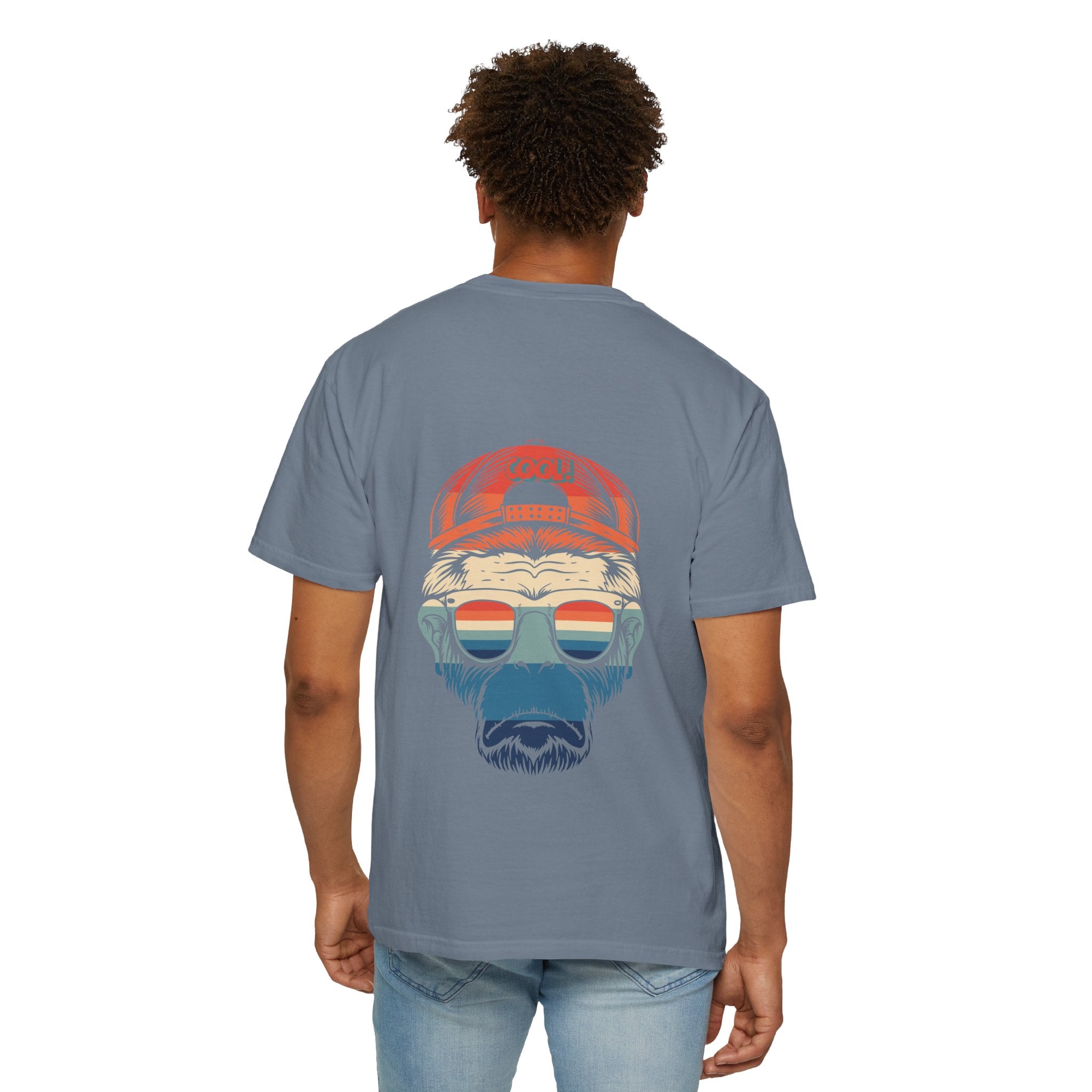 Forever Alone Cool Monkey Graphic Tee | Funny Front & Back Print Shirt
