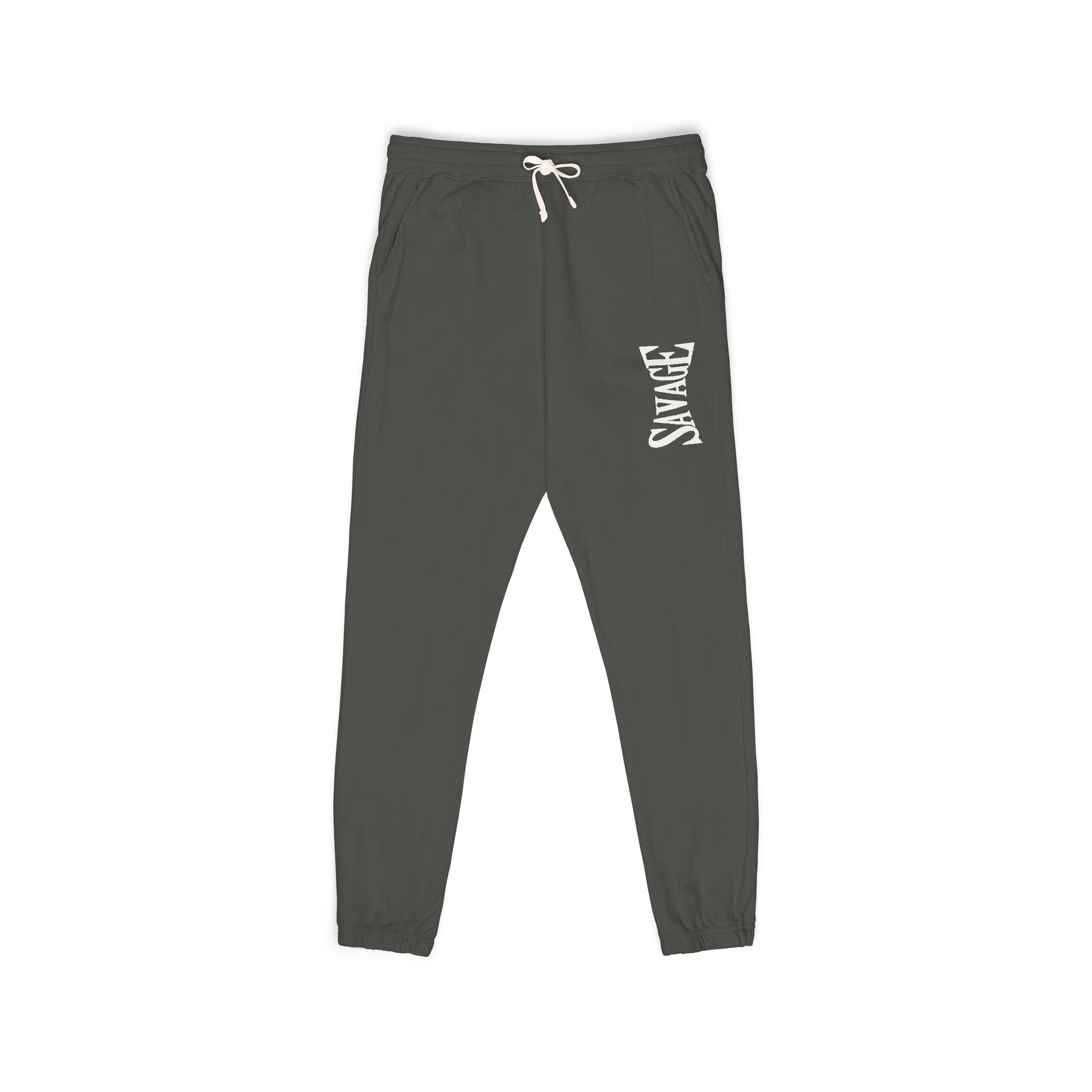 Men's Casual Fleece Sweatpants with Modern Design