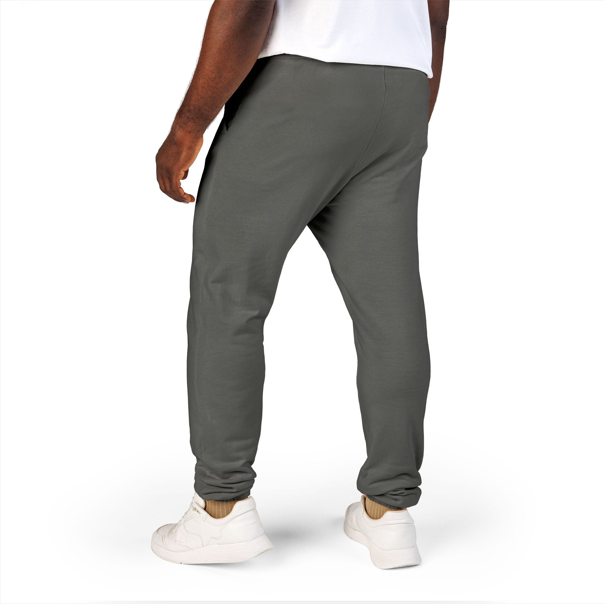 Men's Casual Fleece Sweatpants with Modern Design