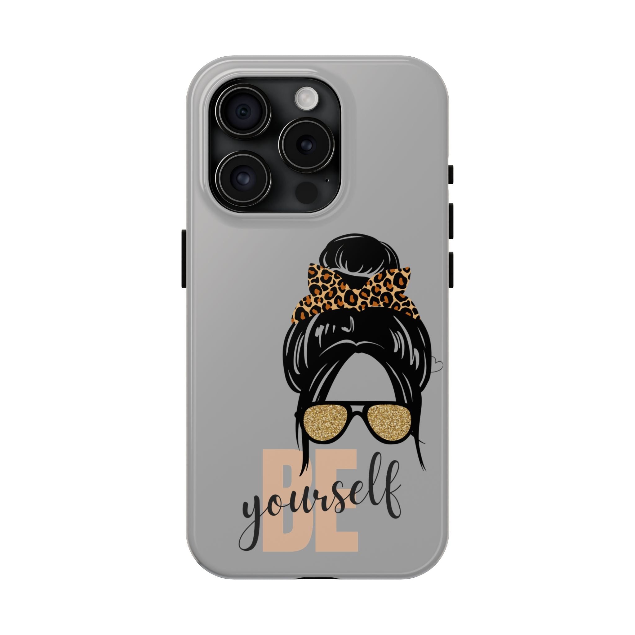 Be Yourself iPhone Case – Motivational Quote Tough Phone Cover