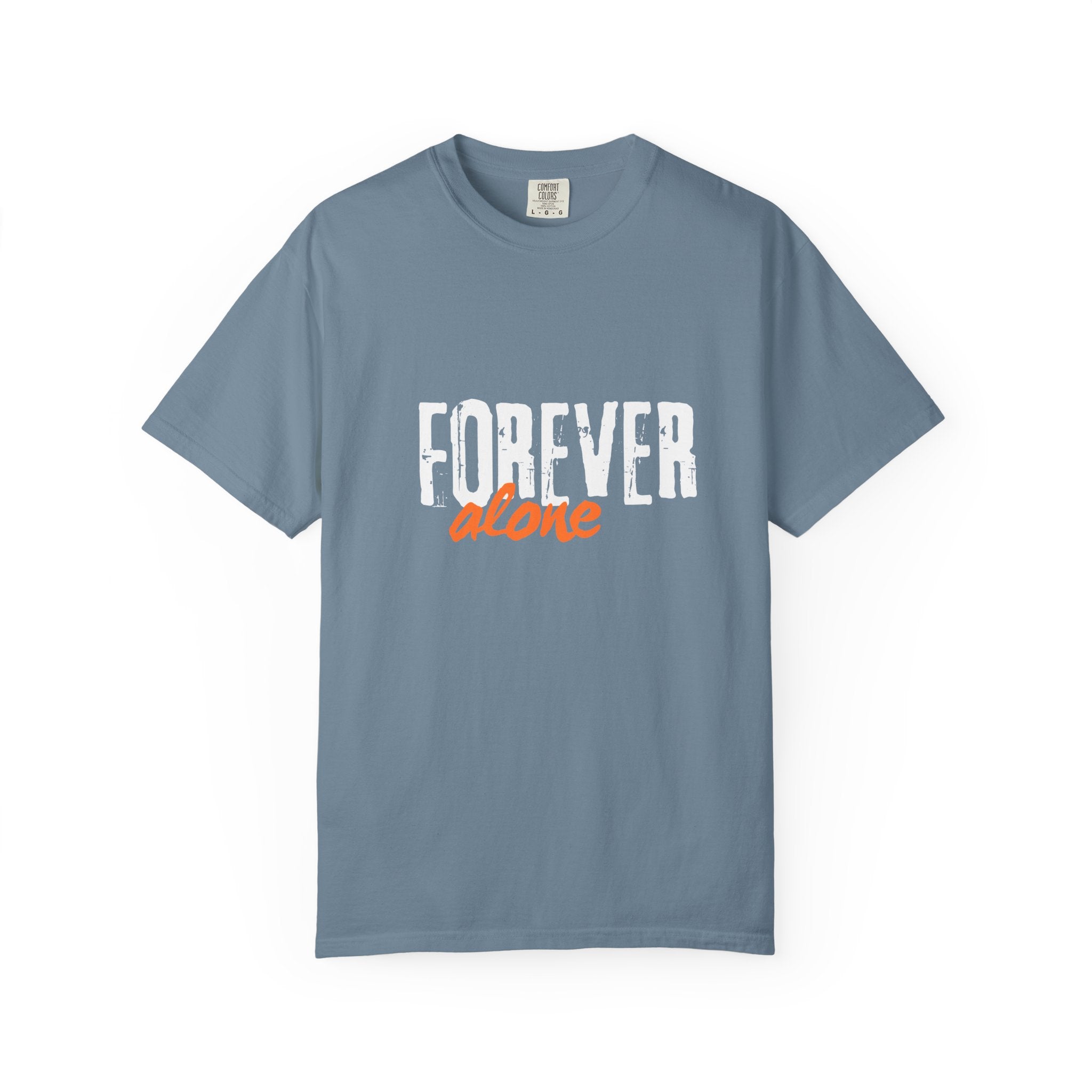 Forever Alone Cool Monkey Graphic Tee | Funny Front & Back Print Shirt