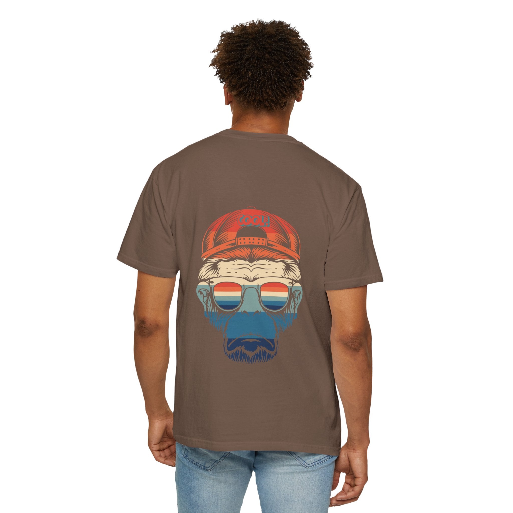 Forever Alone Cool Monkey Graphic Tee | Funny Front & Back Print Shirt