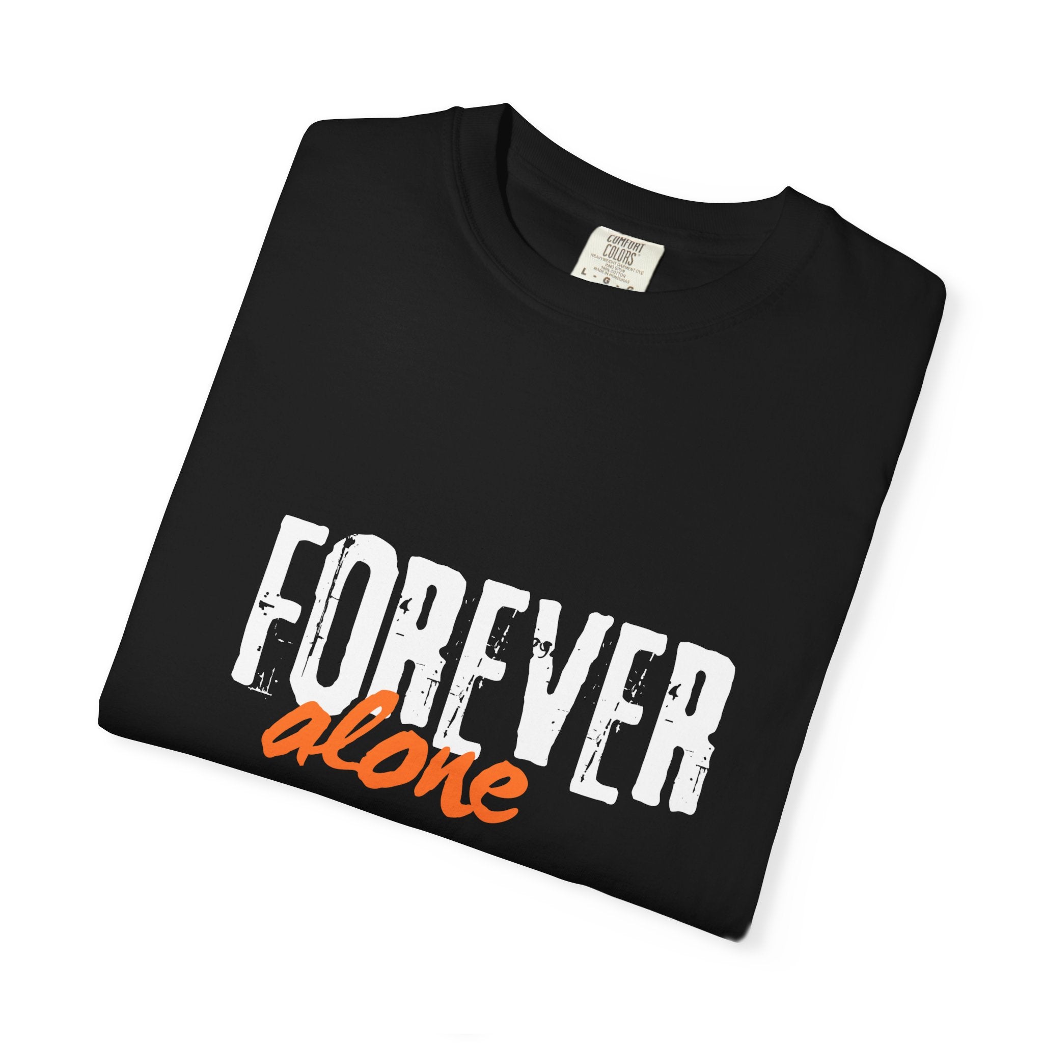 Forever Alone Cool Monkey Graphic Tee | Funny Front & Back Print Shirt