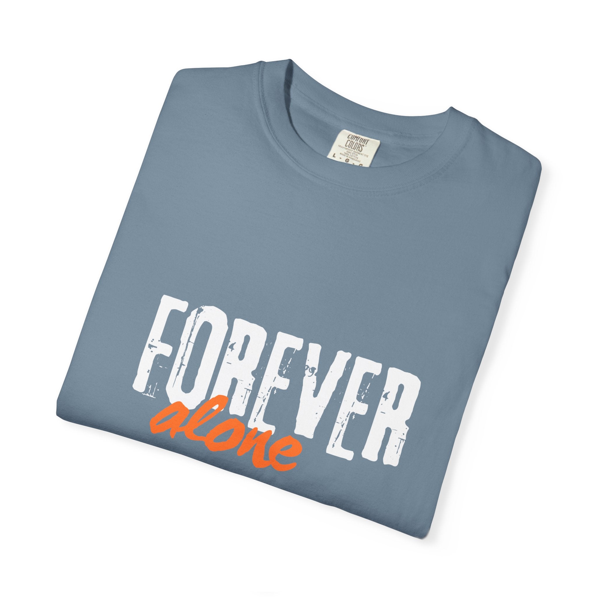 Forever Alone Cool Monkey Graphic Tee | Funny Front & Back Print Shirt