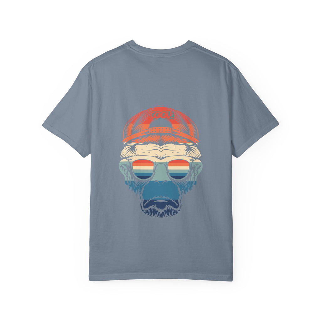 Forever Alone Cool Monkey Graphic Tee | Funny Front & Back Print Shirt