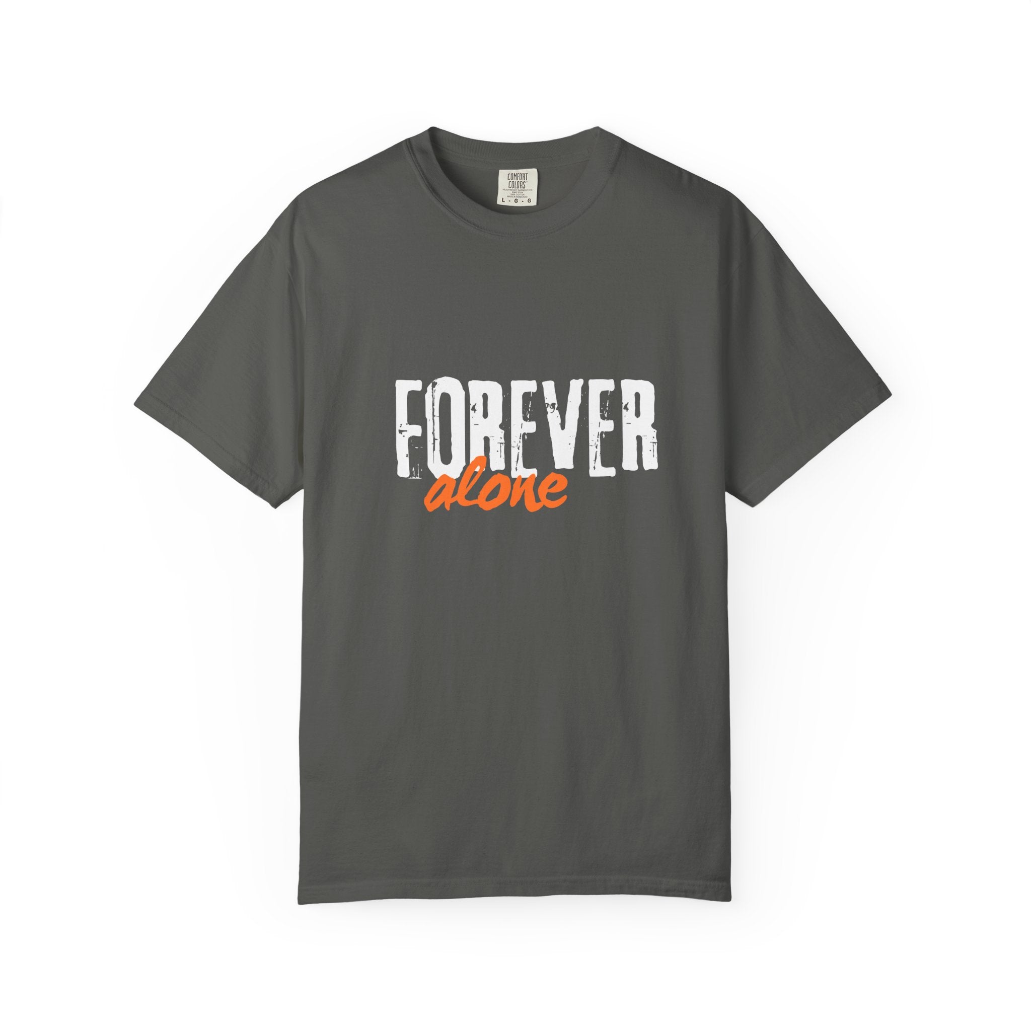 Forever Alone Cool Monkey Graphic Tee | Funny Front & Back Print Shirt