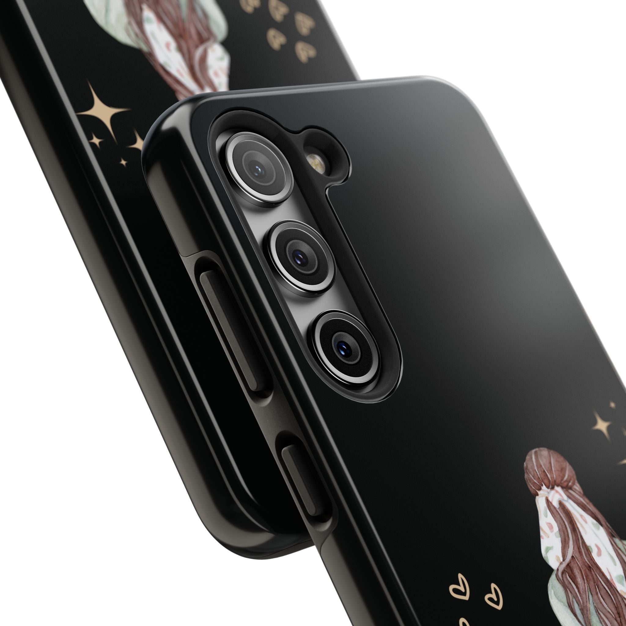 Trendy Girl iPhone Case – Fashion Illustration Tough Phone Cover