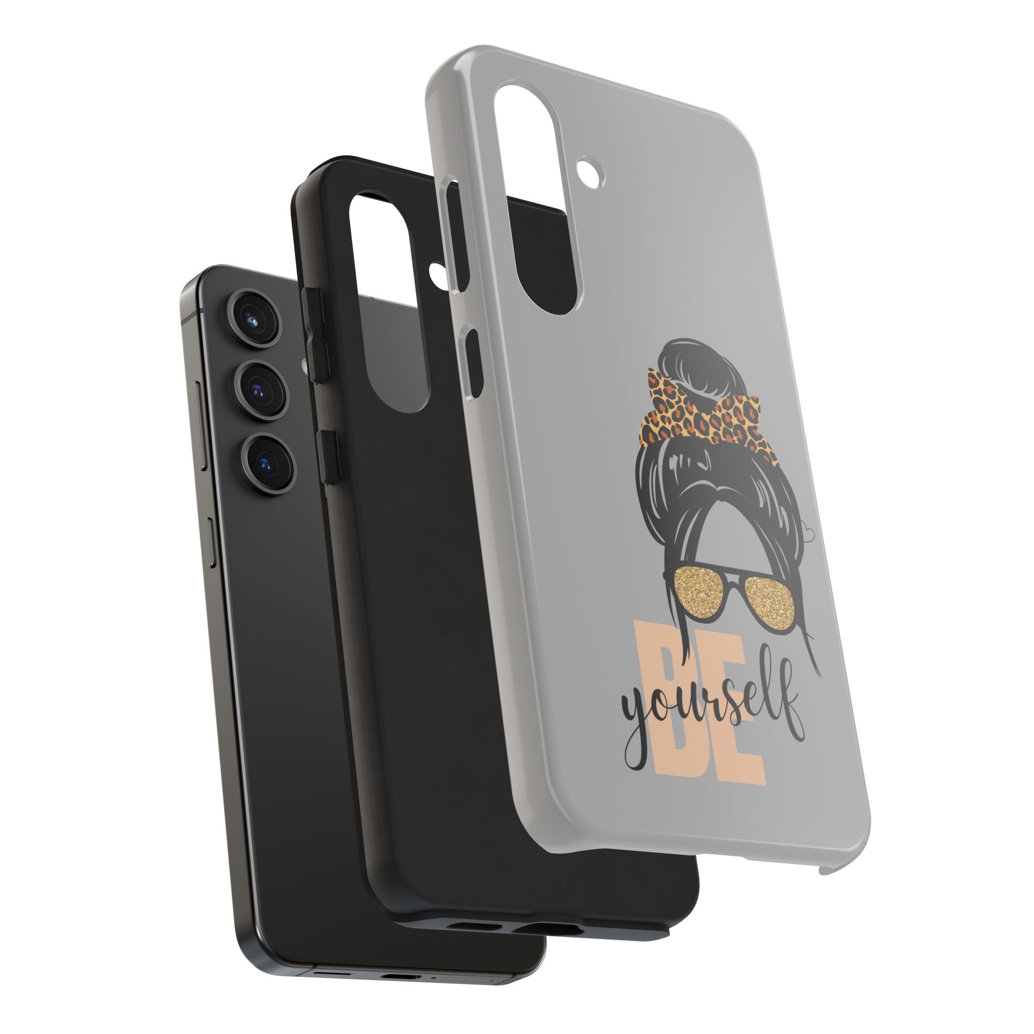 Be Yourself iPhone Case – Motivational Quote Tough Phone Cover