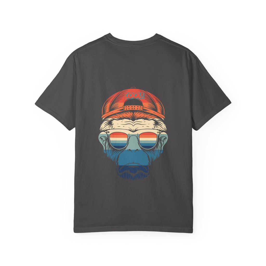 Forever Alone Cool Monkey Graphic Tee | Funny Front & Back Print Shirt