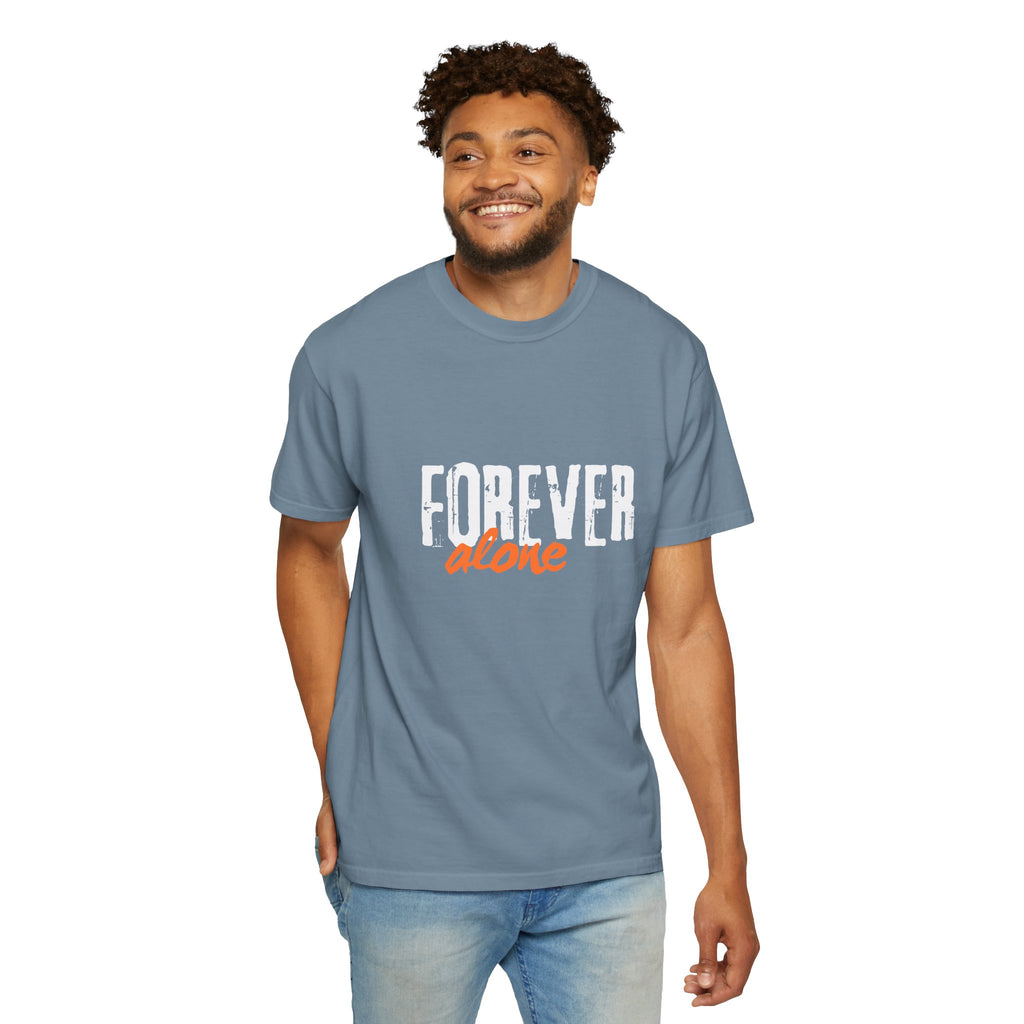 Forever Alone Cool Monkey Graphic Tee | Funny Front & Back Print Shirt