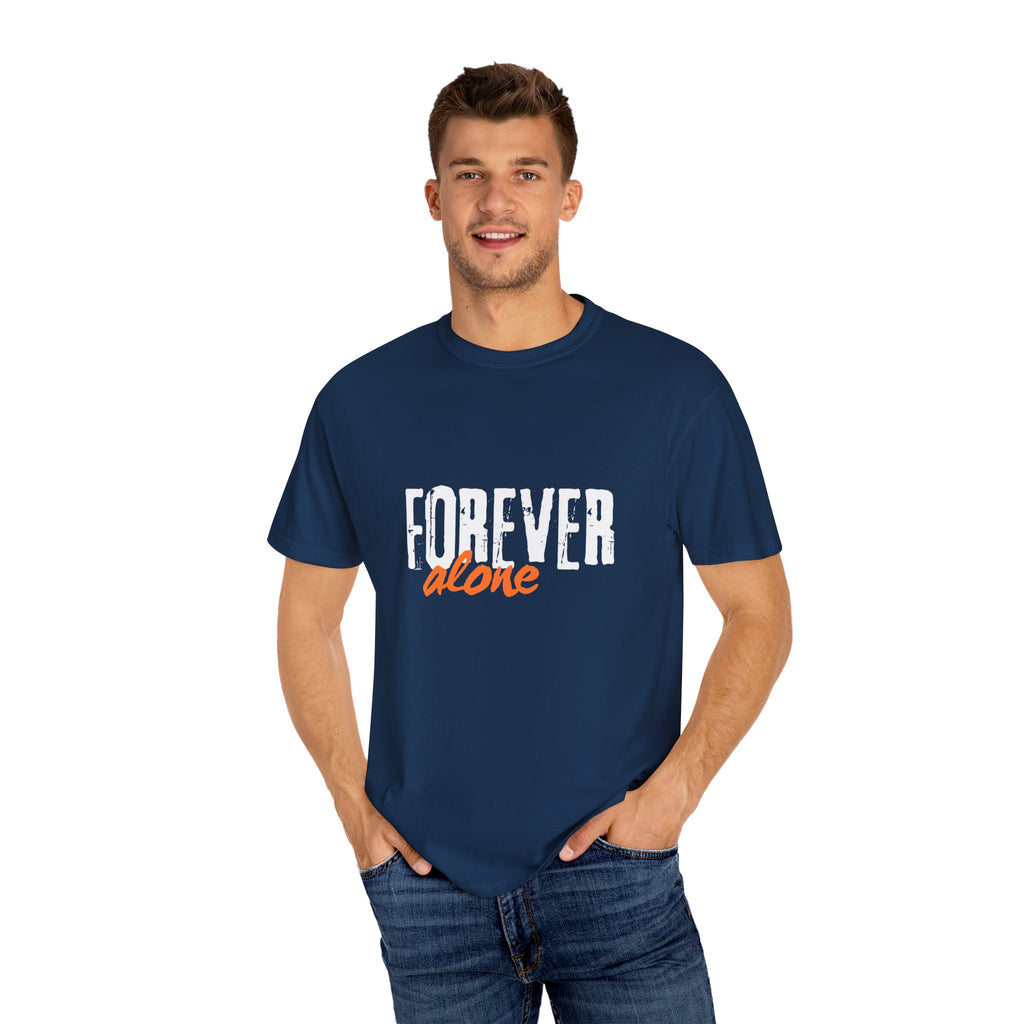 Forever Alone Cool Monkey Unisex Graphic Tee | Funny Front & Back Print Shirt