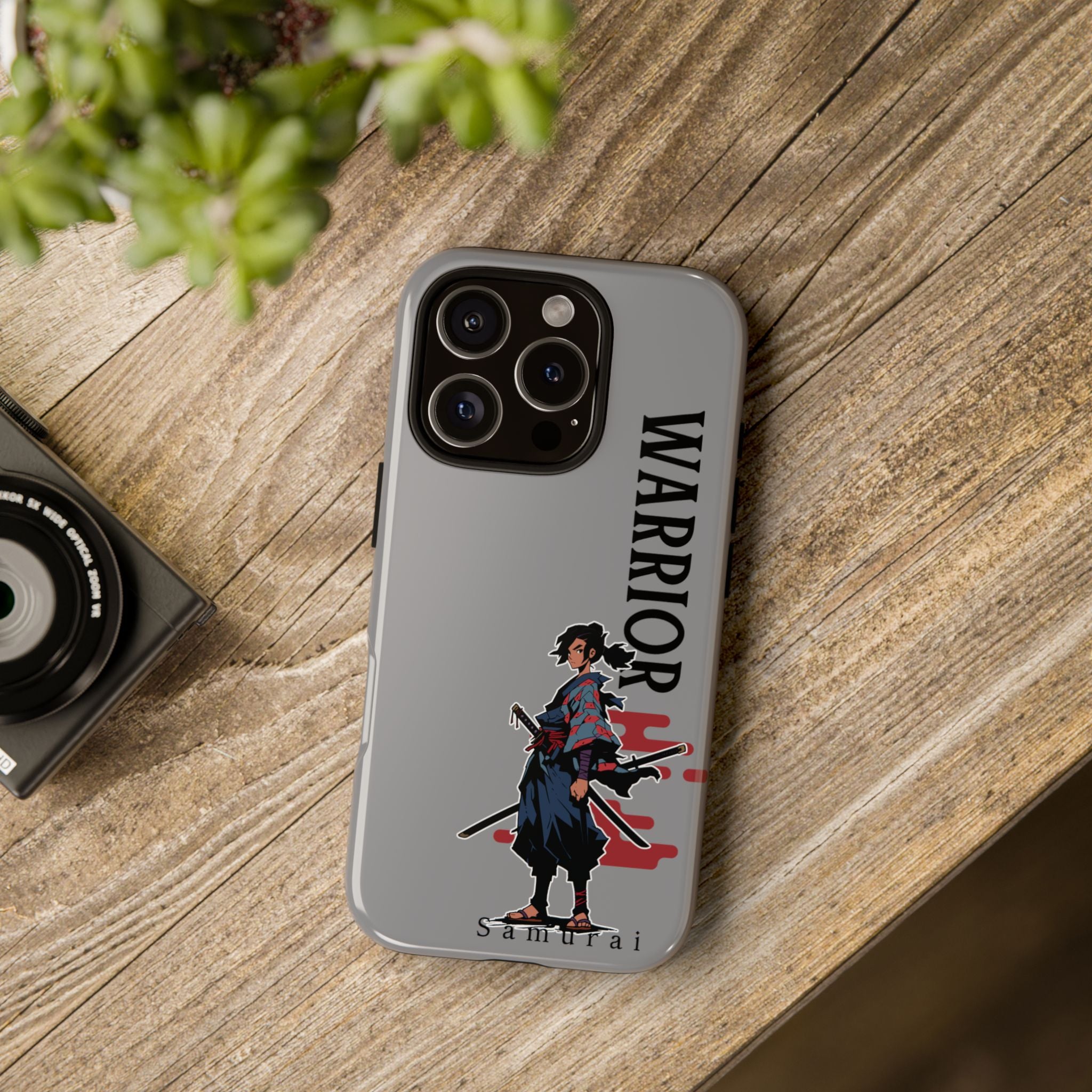 Samurai Warrior iPhone Case – Sword Art Tough Phone Cover
