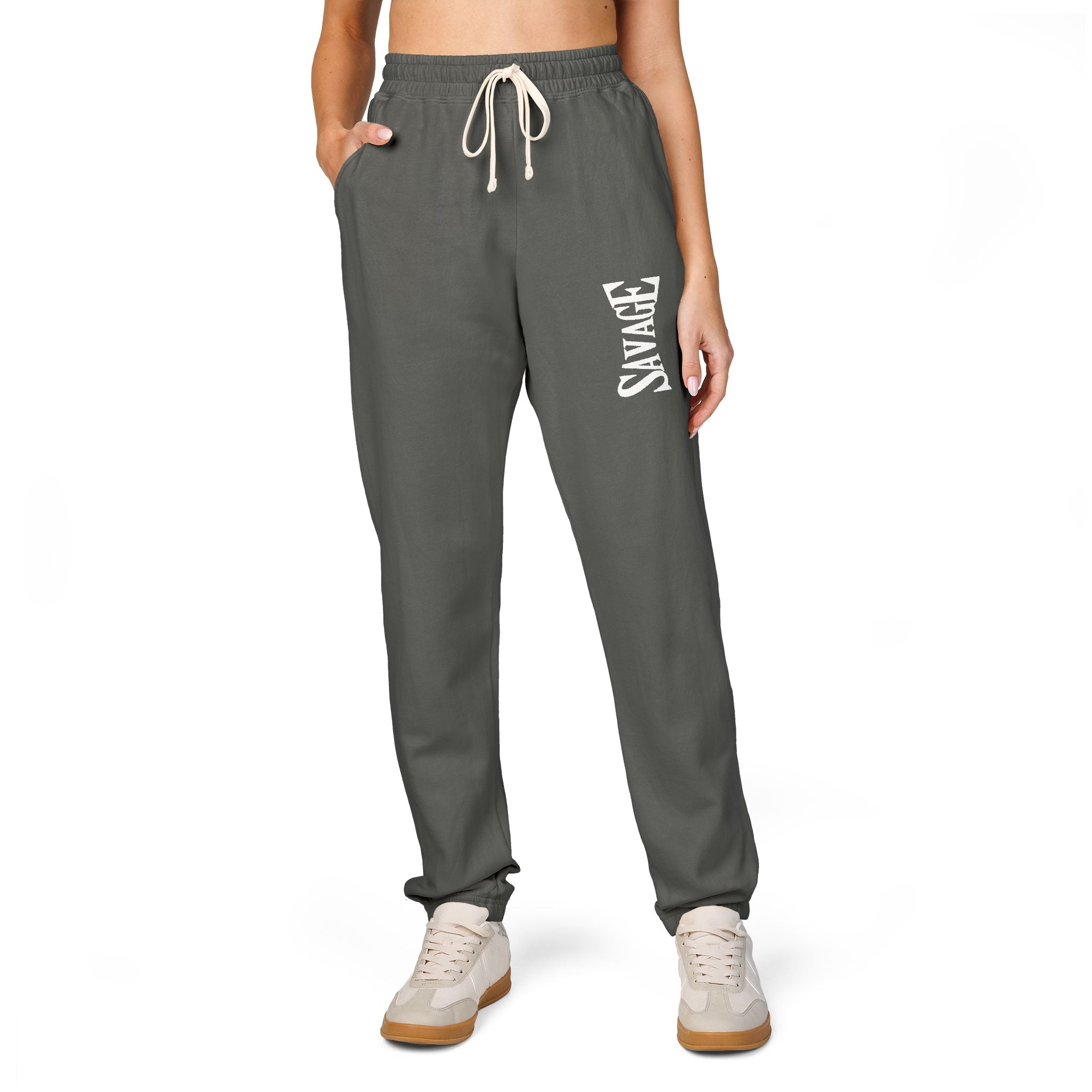 Casual Fleece Sweatpants with Modern Design Unisex