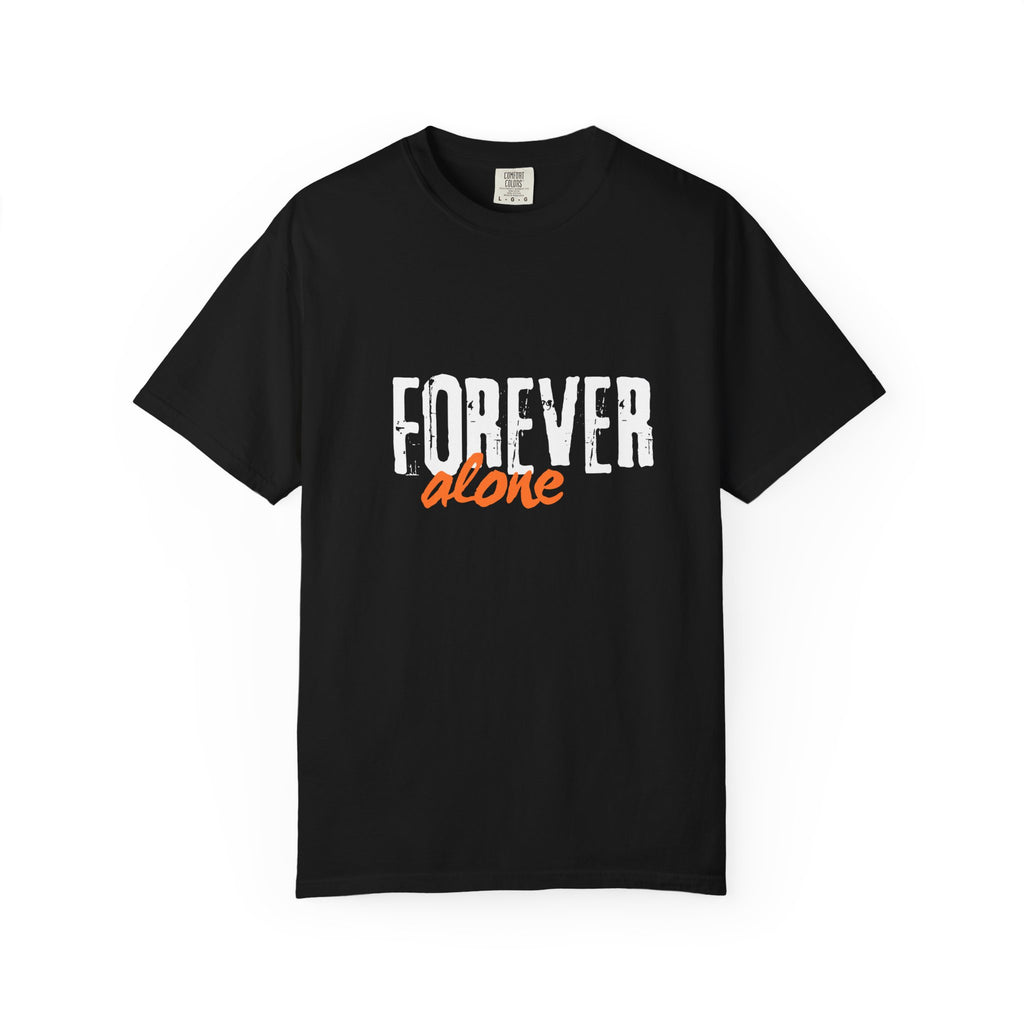 Forever Alone Cool Monkey Graphic Tee | Funny Front & Back Print Shirt