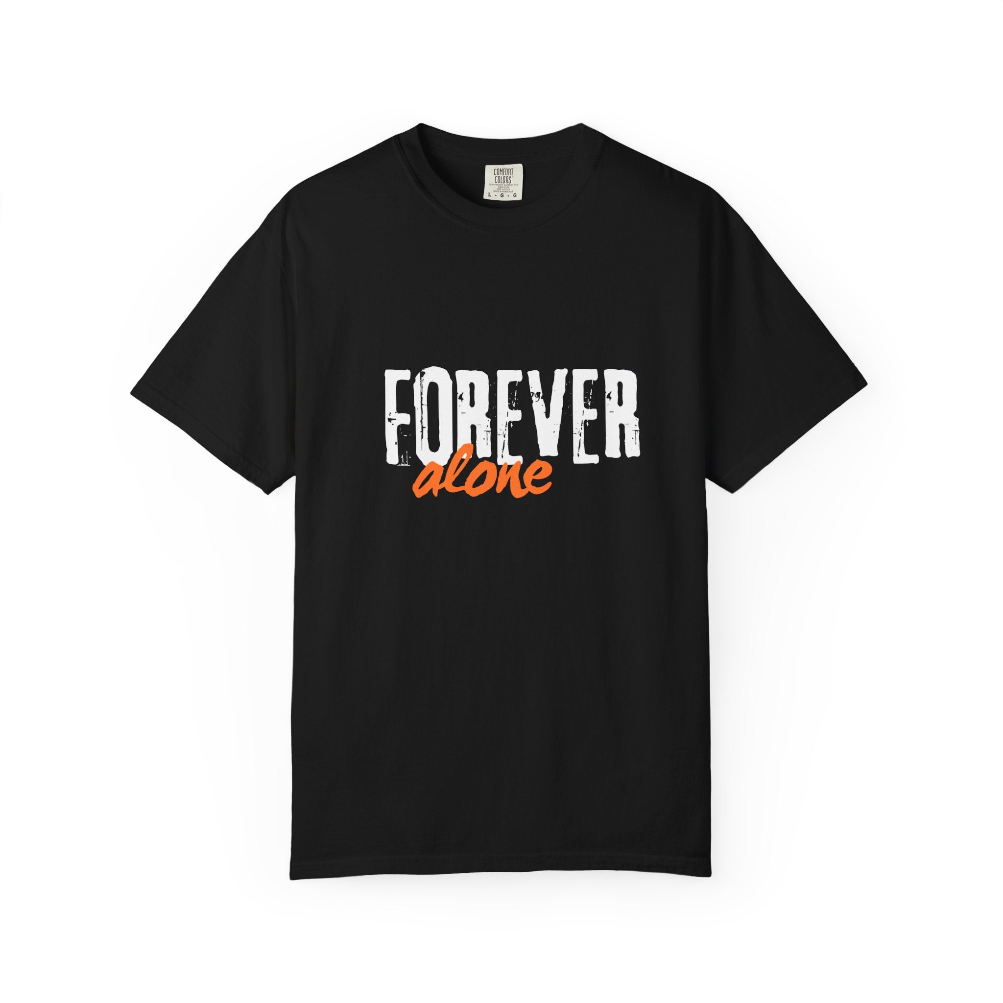 Forever Alone Cool Monkey Graphic Tee | Funny Front & Back Print Shirt