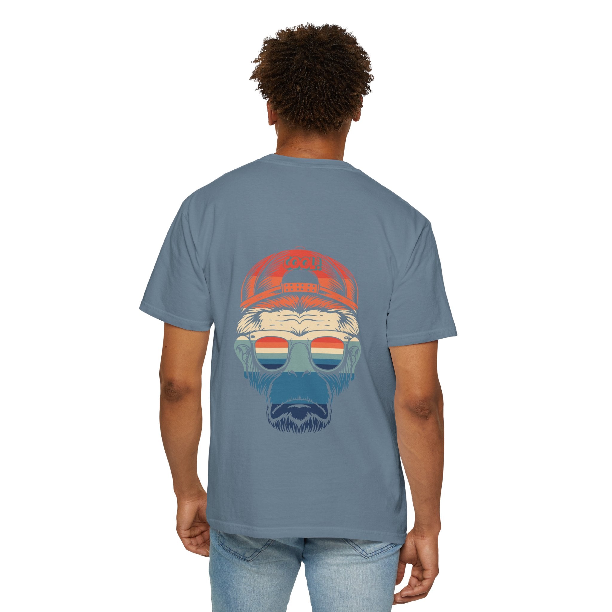 Forever Alone Cool Monkey Graphic Tee | Funny Front & Back Print Shirt