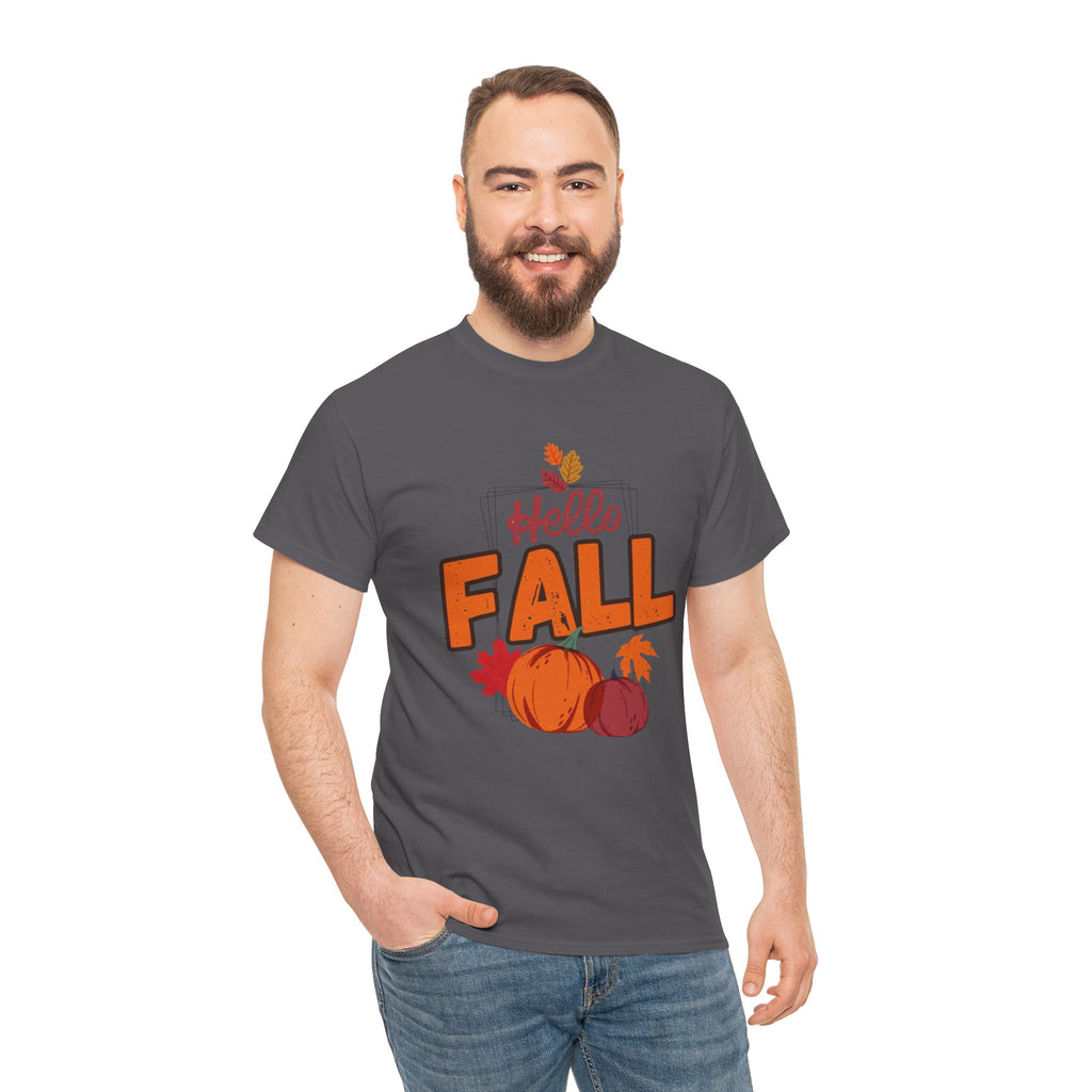 Hello Fall Pumpkin T-Shirt Unisex