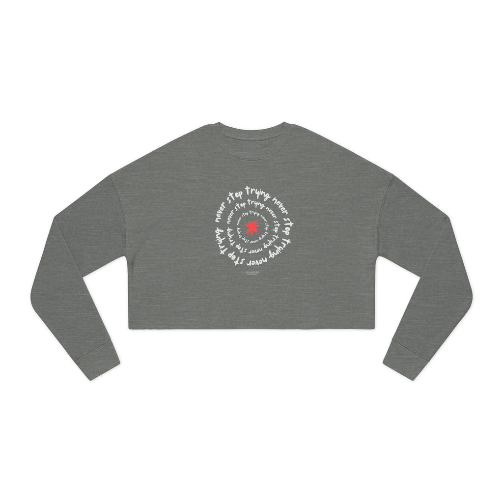 Inspirational Cropped Sweatshirt