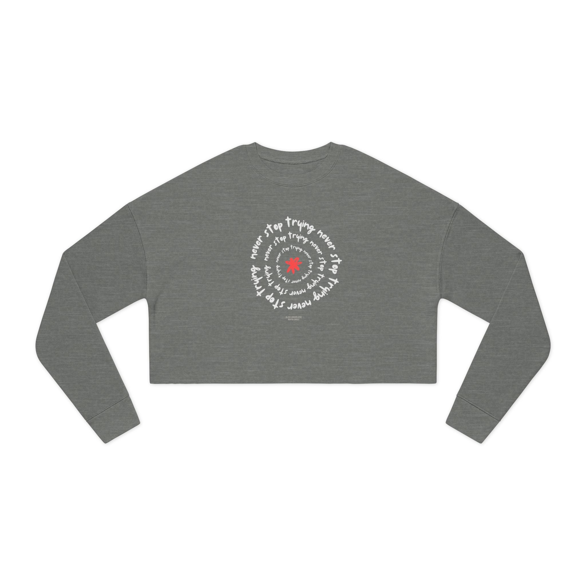 Inspirational Cropped Sweatshirt