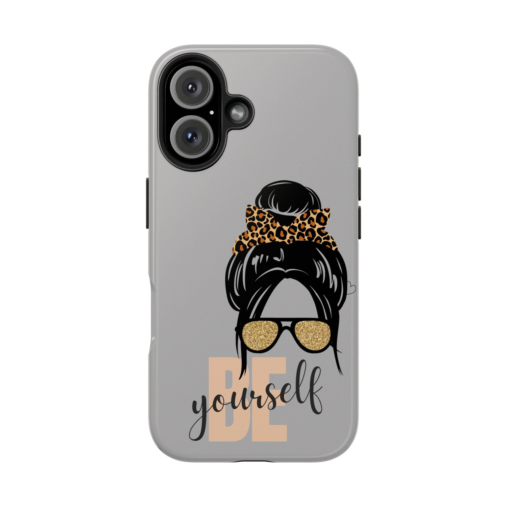 Be Yourself iPhone Case – Motivational Quote Tough Phone Cover