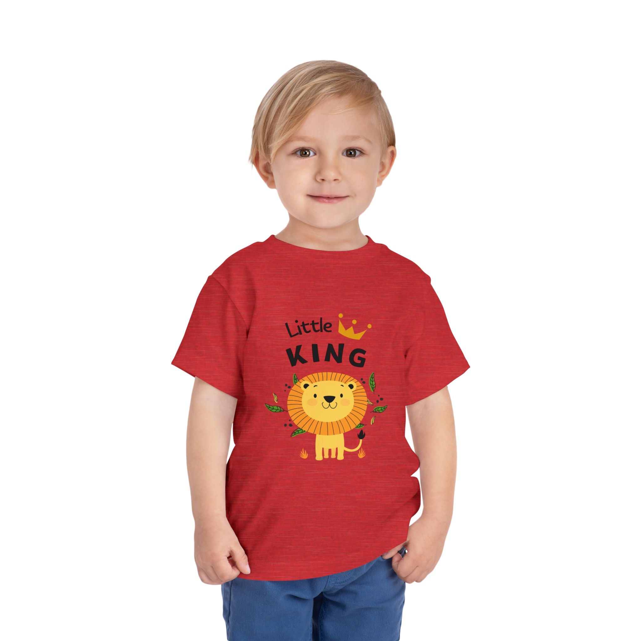 Little King Lion Kids T-Shirt – Cute Jungle Animal Tee for Boys & Girls