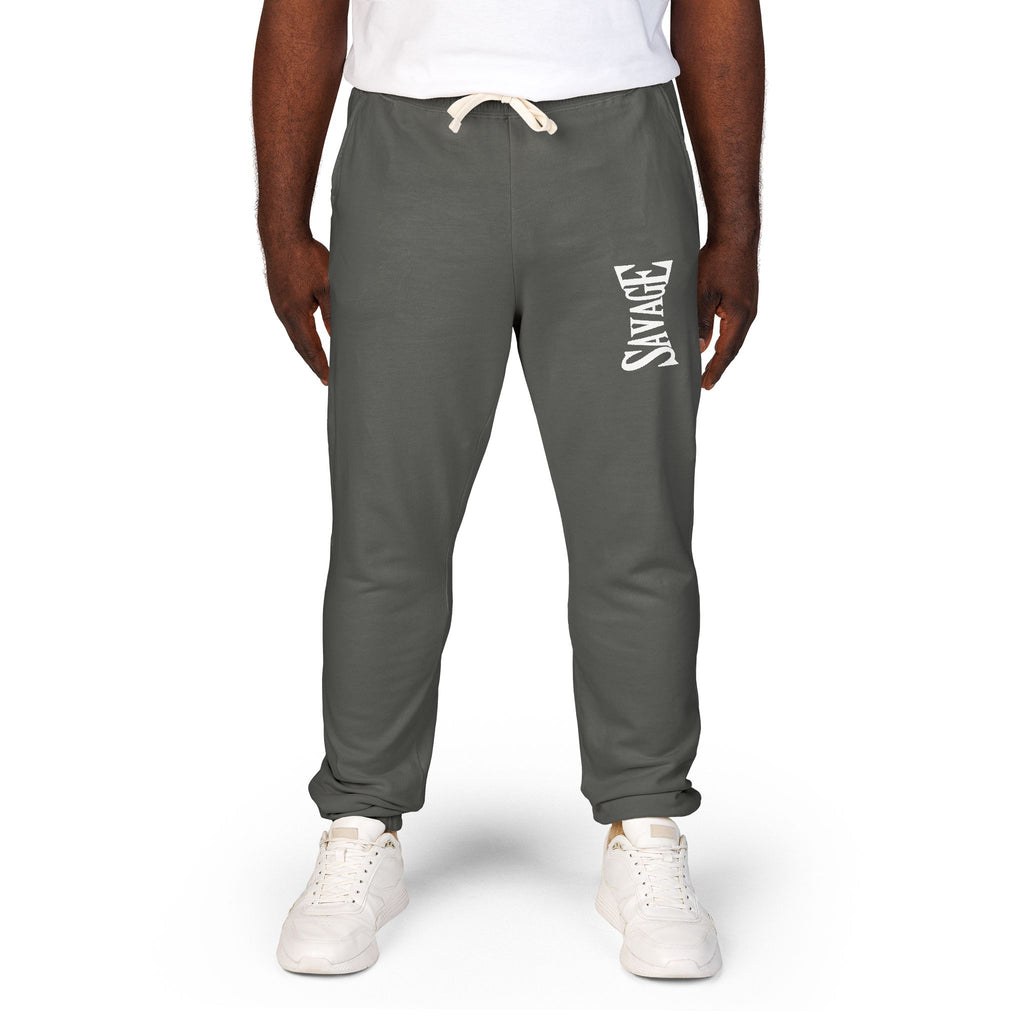 Men's Casual Fleece Sweatpants with Modern Design