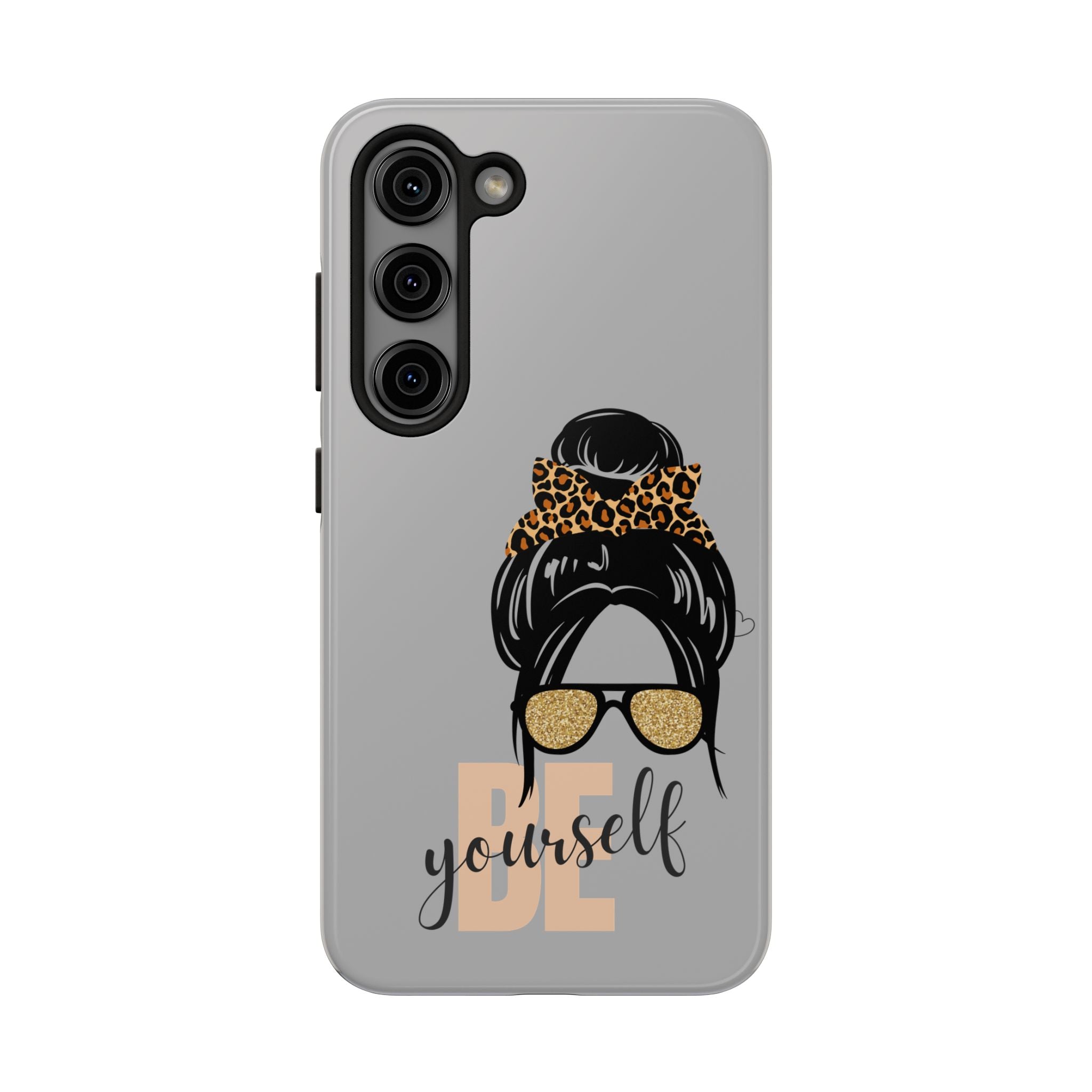 Be Yourself iPhone Case – Motivational Quote Tough Phone Cover
