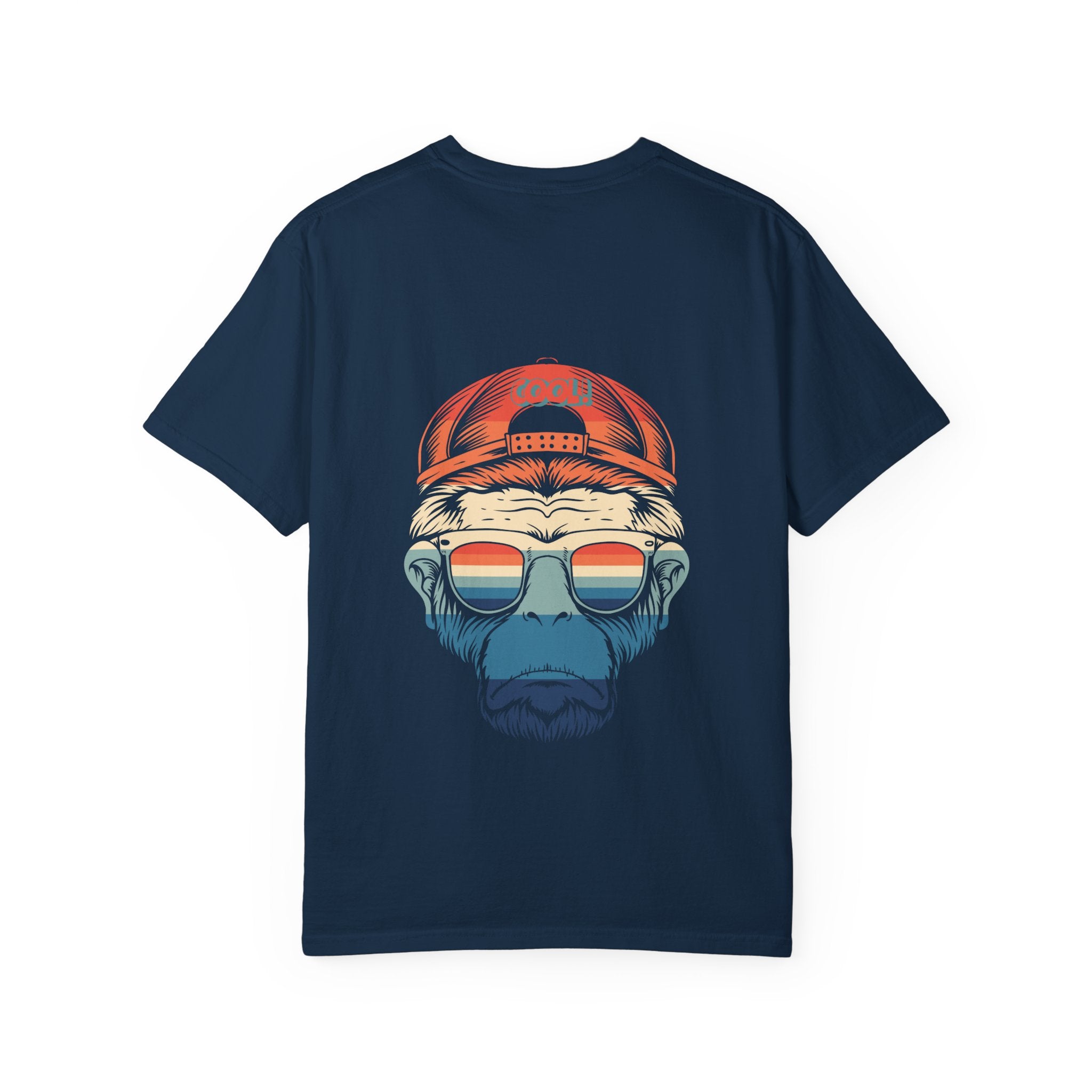 Forever Alone Cool Monkey Graphic Tee | Funny Front & Back Print Shirt
