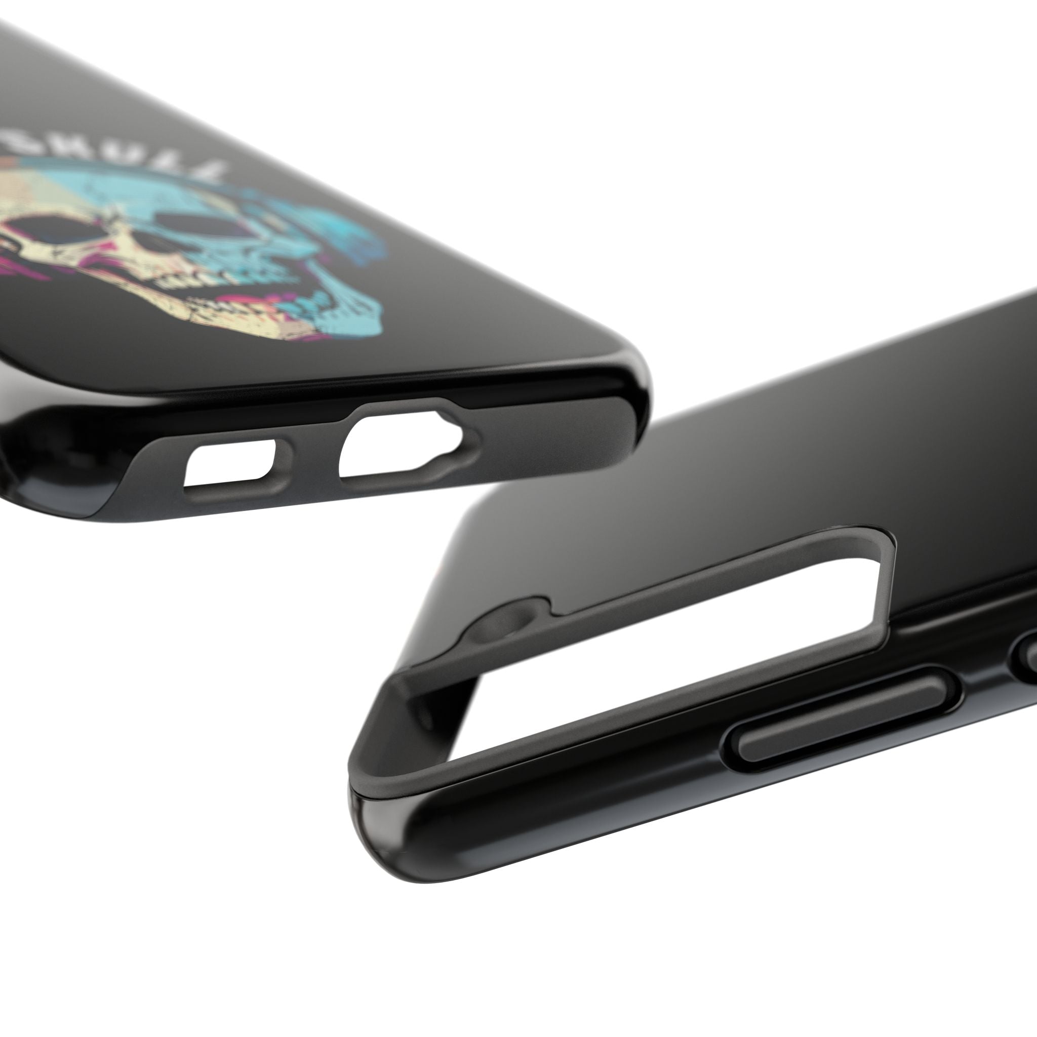Death Skull iPhone & Samsung Case – Skull Headphones Tough Phone Cover