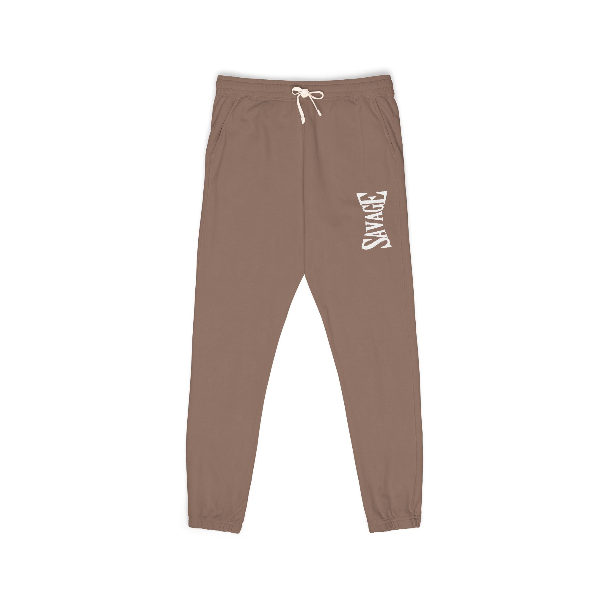 Men's Casual Fleece Sweatpants with Modern Design