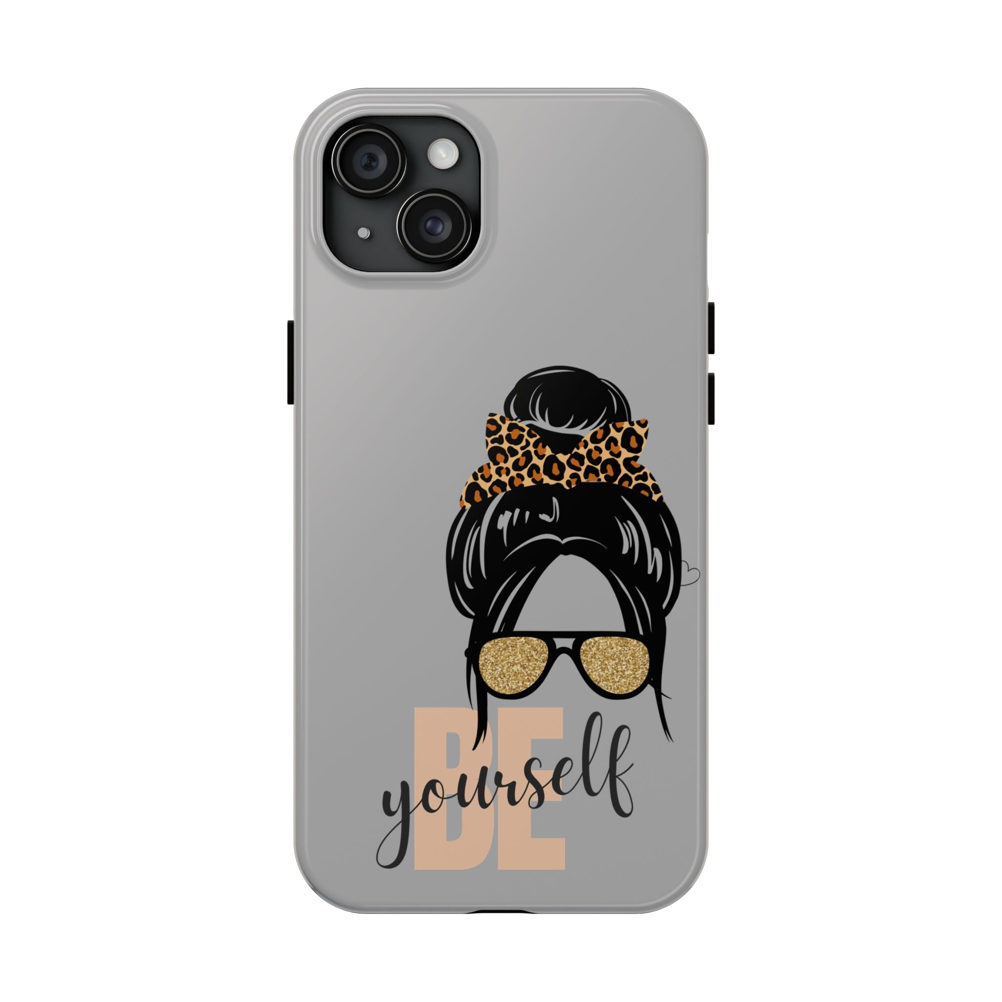 Be Yourself iPhone Case – Motivational Quote Tough Phone Cover