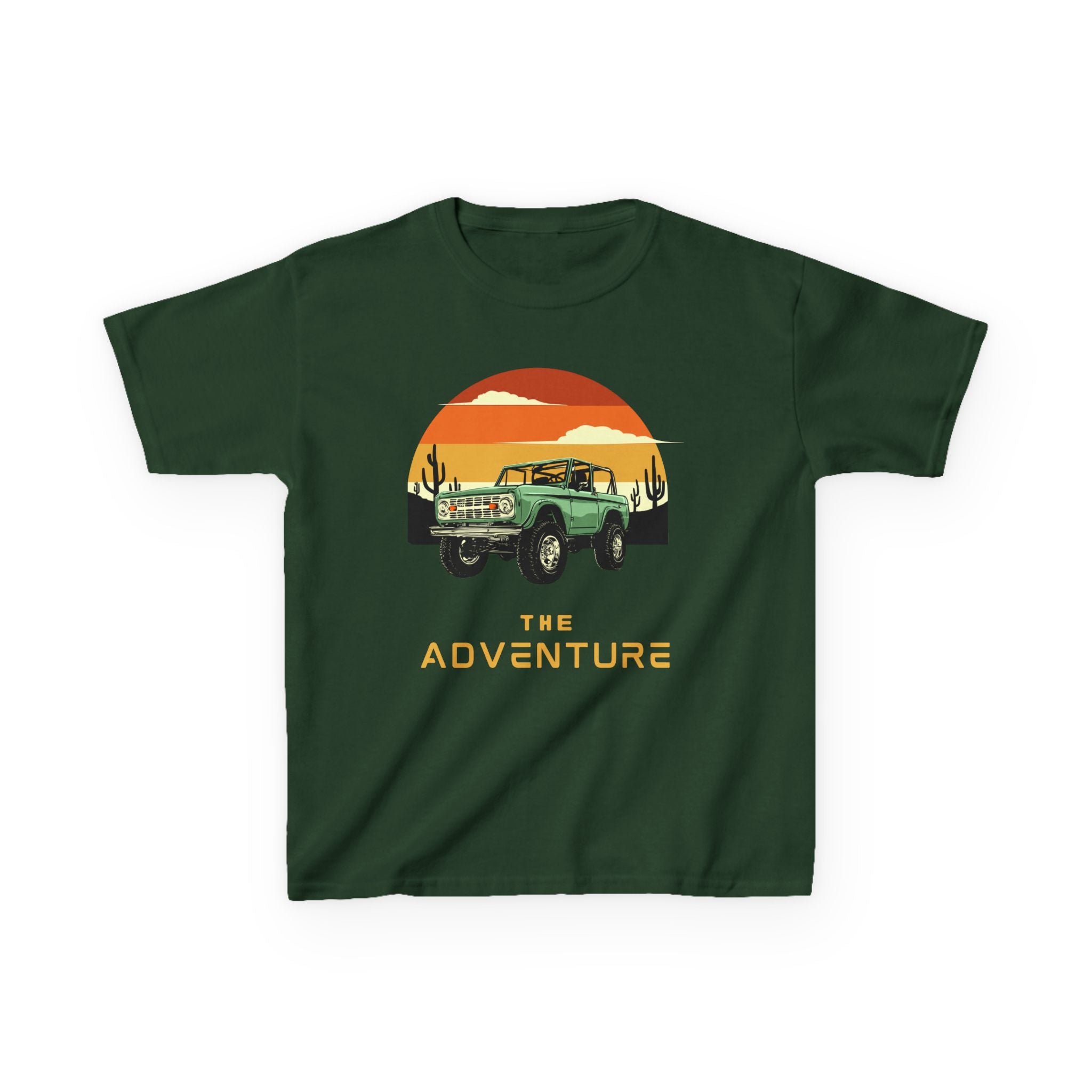 Vintage Jeep Adventure Sunset T-Shirt – Off-Road Explorer Tee