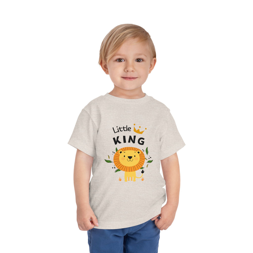 Little King Lion Kids T-Shirt – Cute Jungle Animal Tee for Boys & Girls