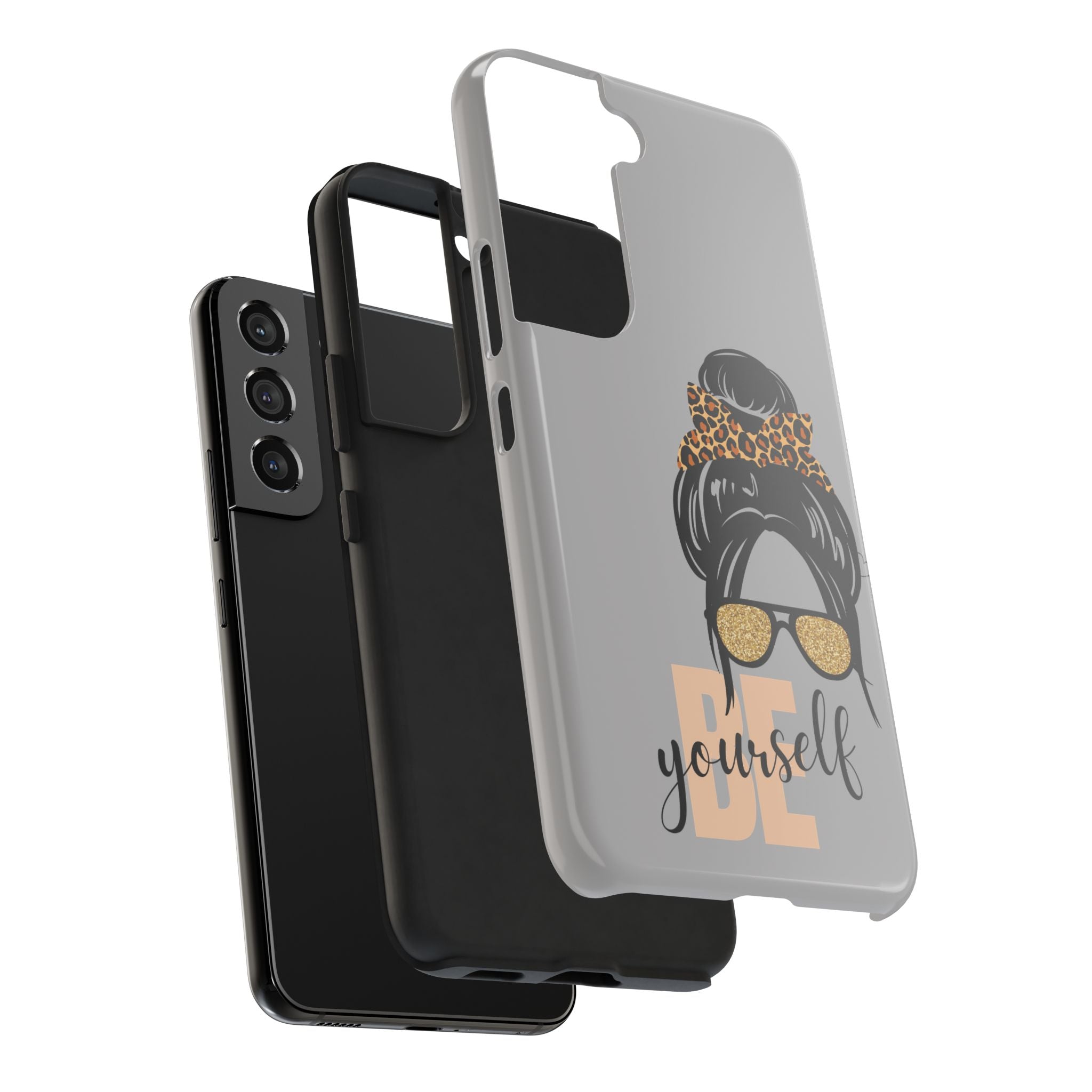 Be Yourself iPhone Case – Motivational Quote Tough Phone Cover